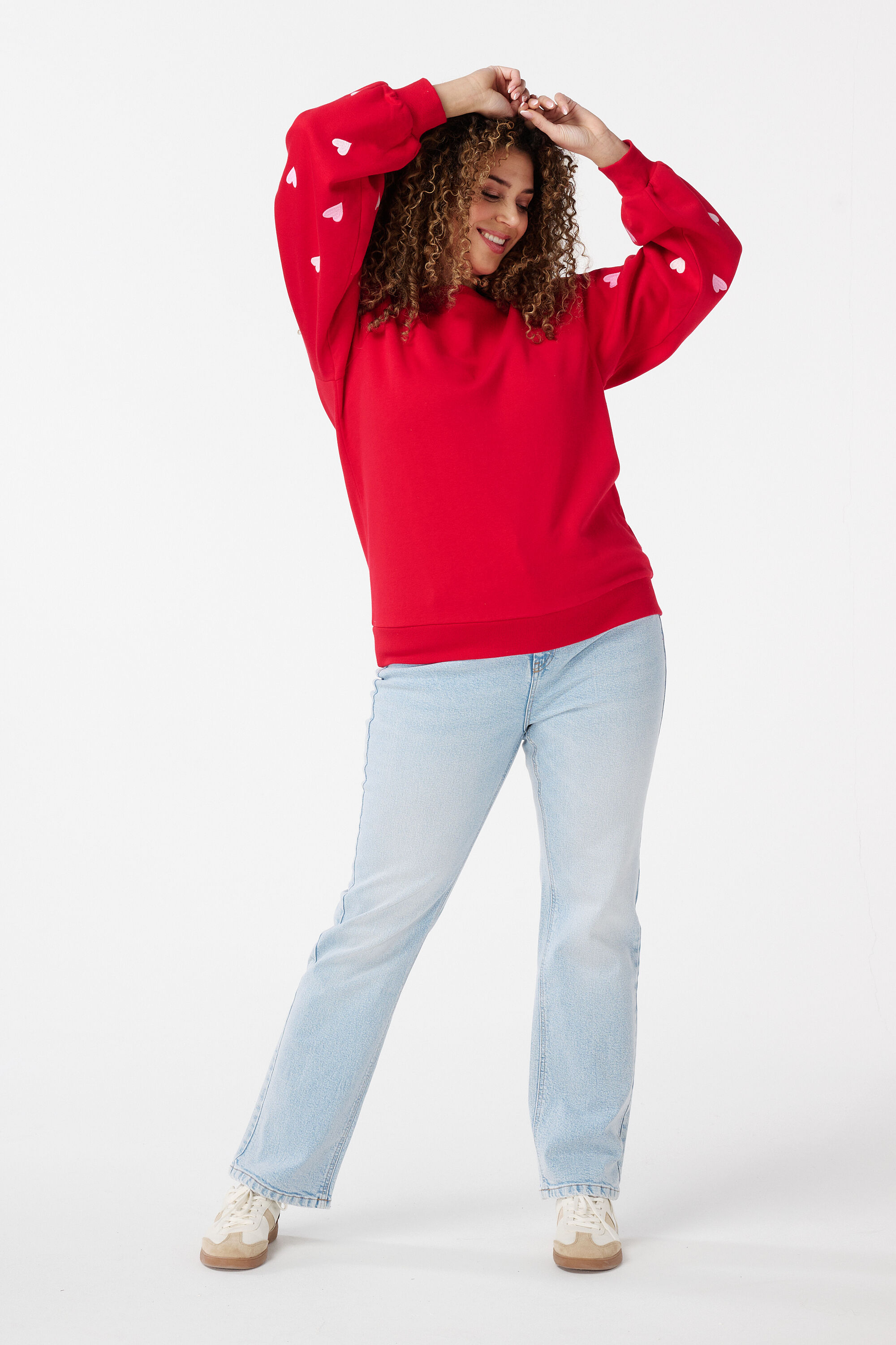 Trui met hartjes mouwen image number 5