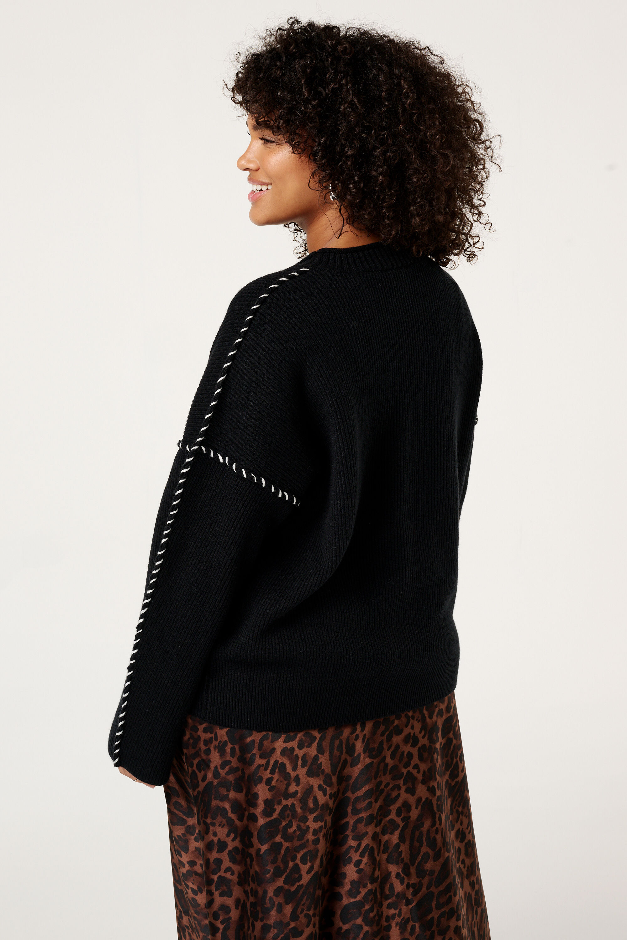 Trui met stiksels image number 3