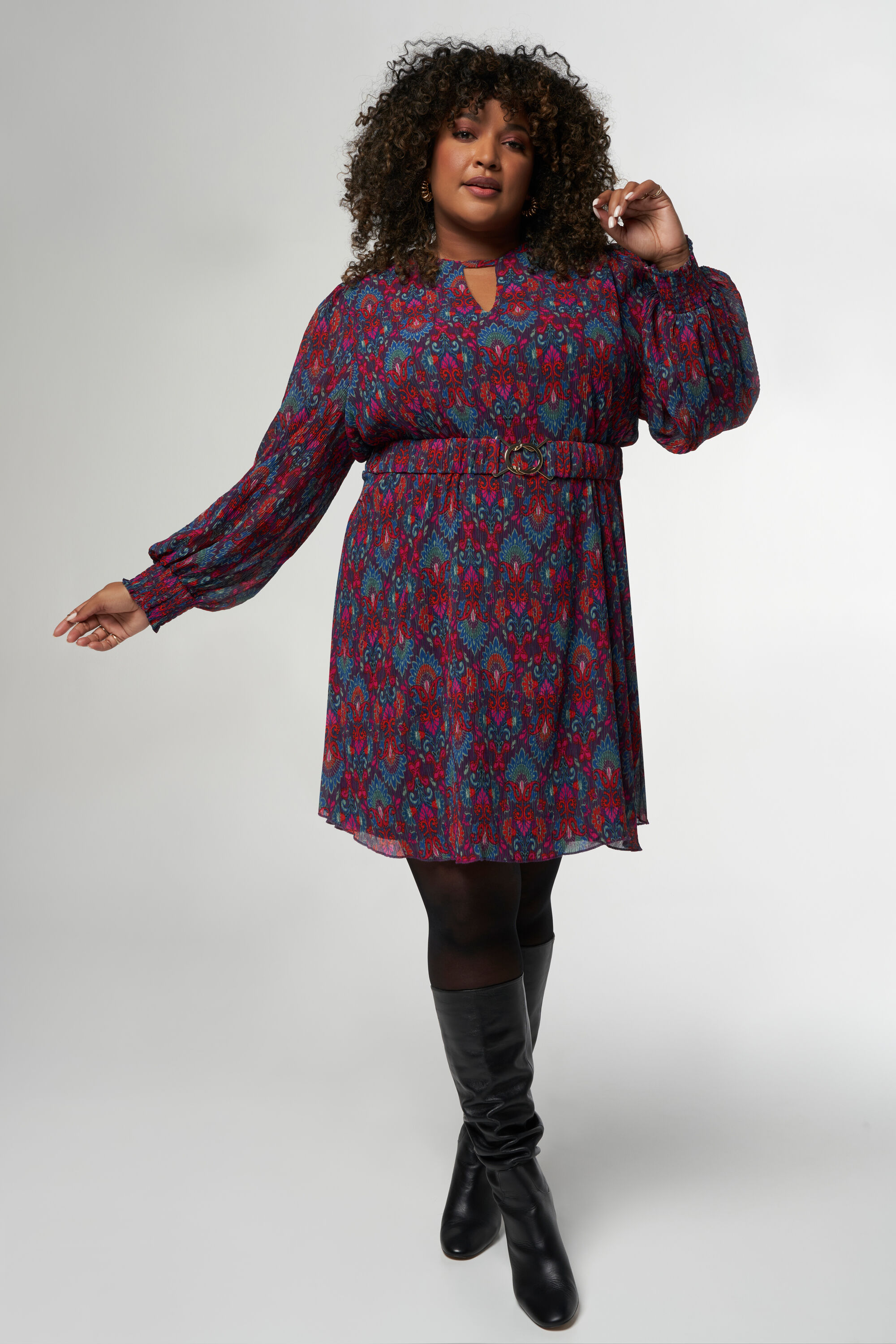 Jurk met paisley print
