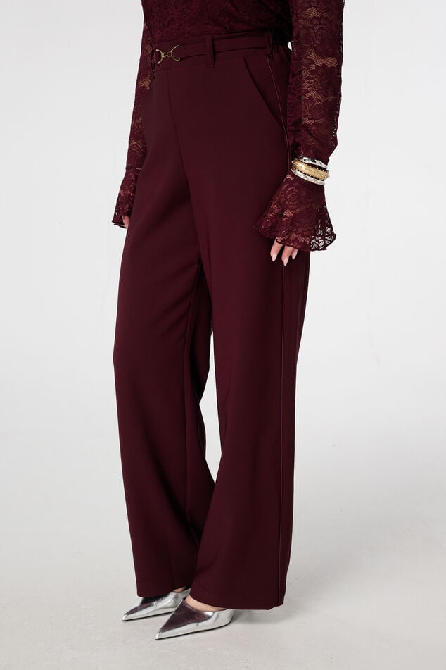 Pantalon met gouden gesp image number 5