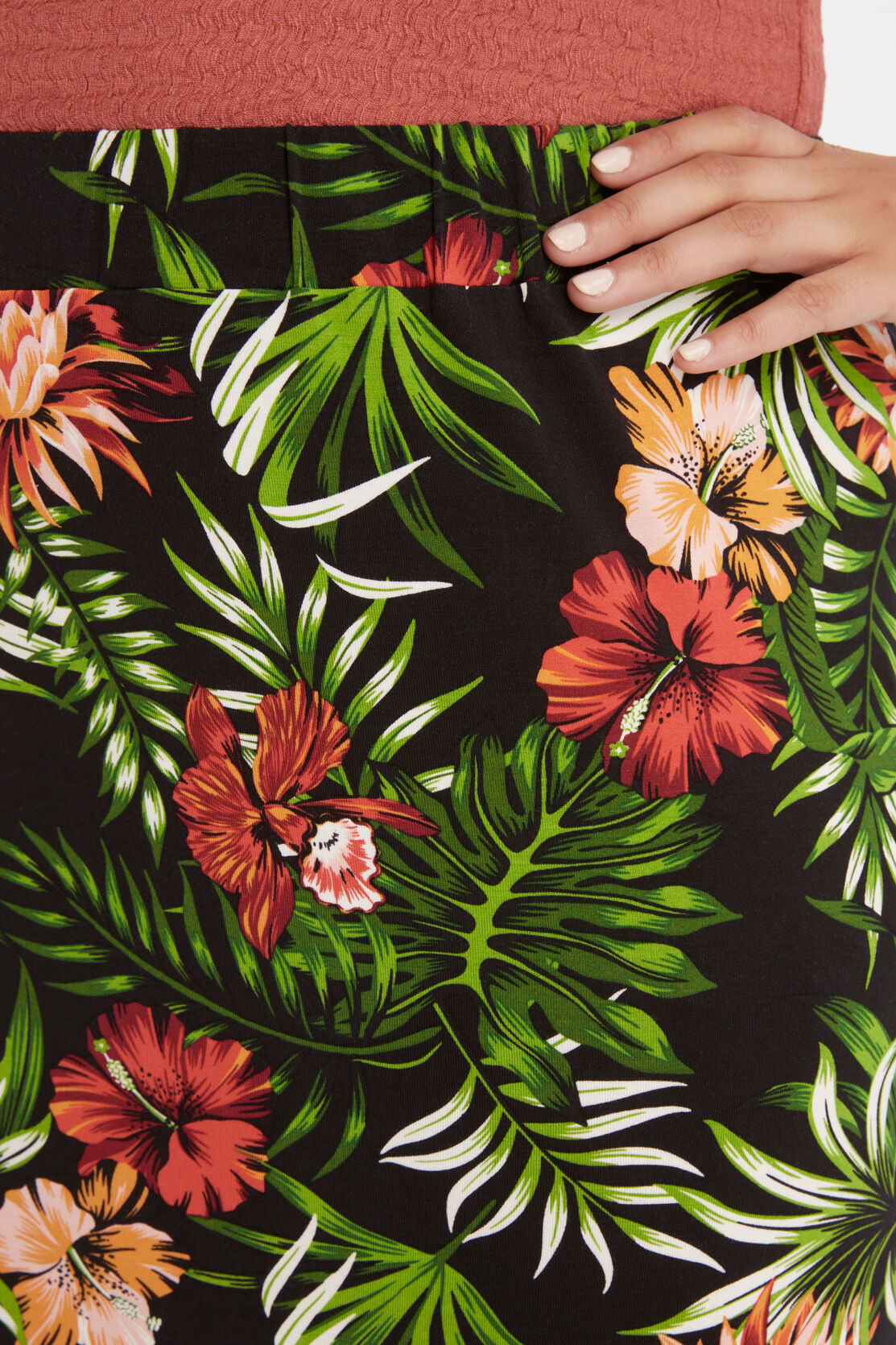 Lange rok met split image number 5