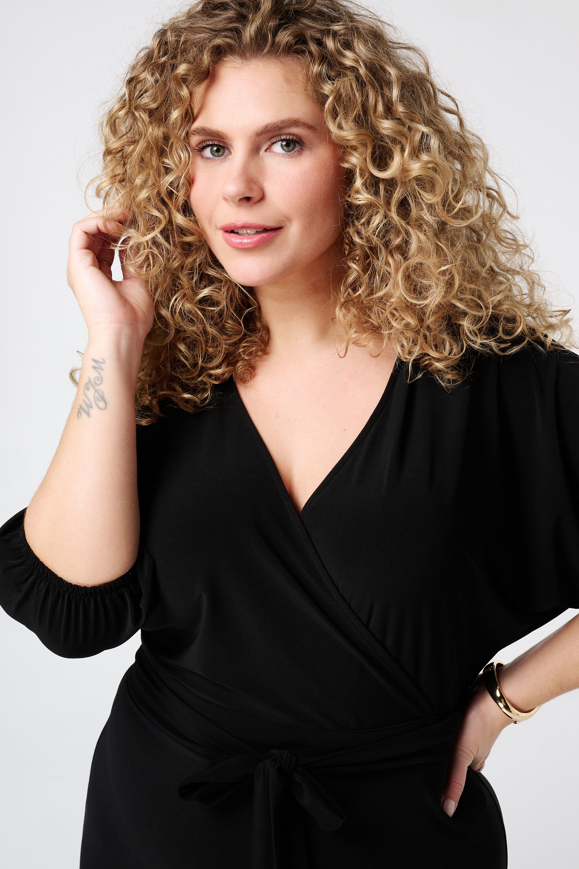 Maxi jurk met overslag image number 4