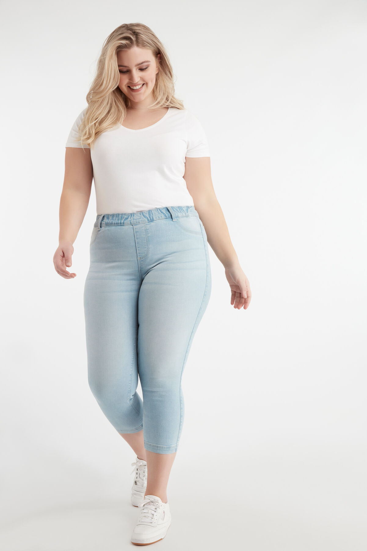 Slim fit 7/8 tregging POPPY image number 6