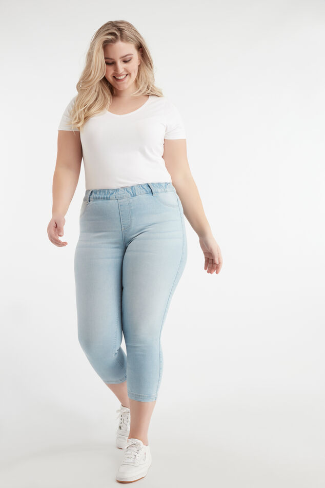 Slim fit 7/8 tregging POPPY image number 6