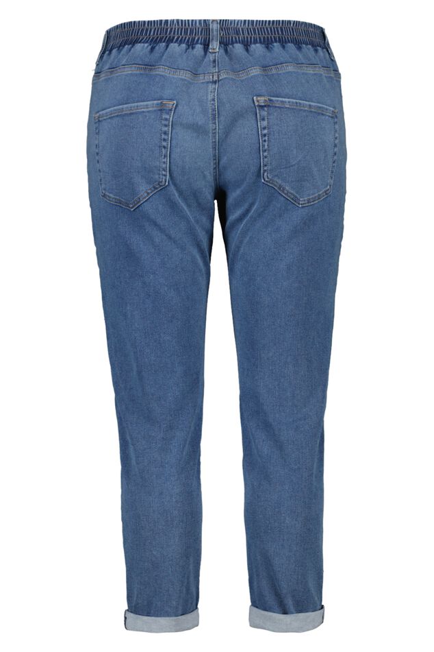 Jog denim broek image number 2