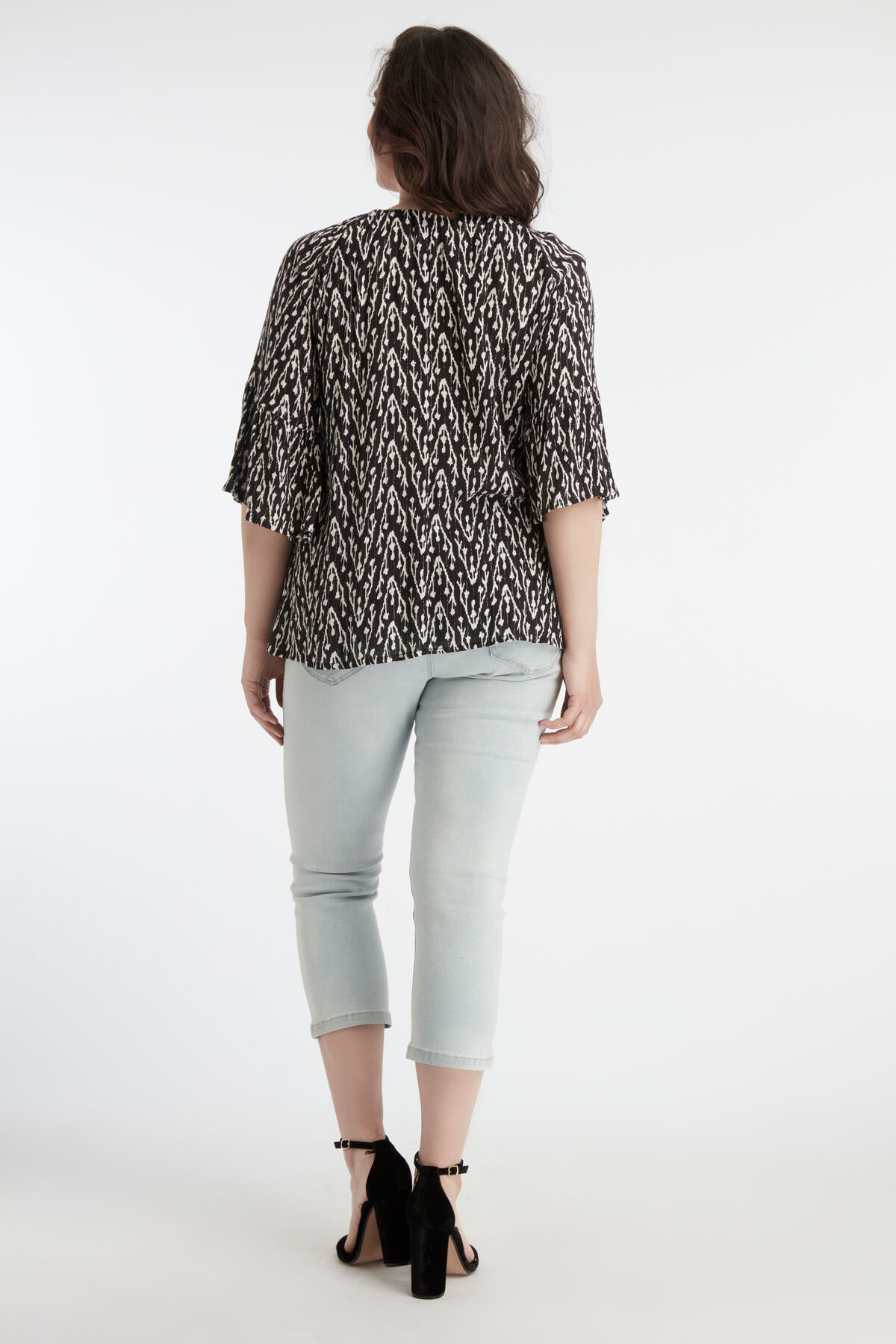 Blouse met klokmouw image number 4