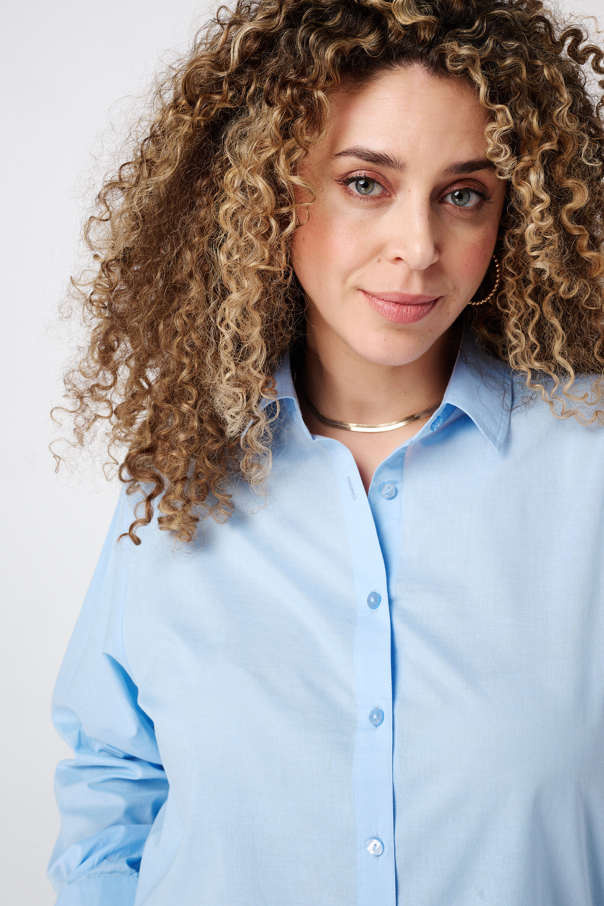 Katoenen overhemdblouse image number 4