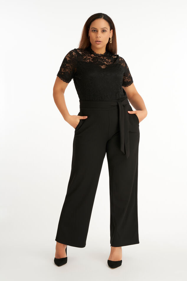 Jumpsuit met kant image number 0