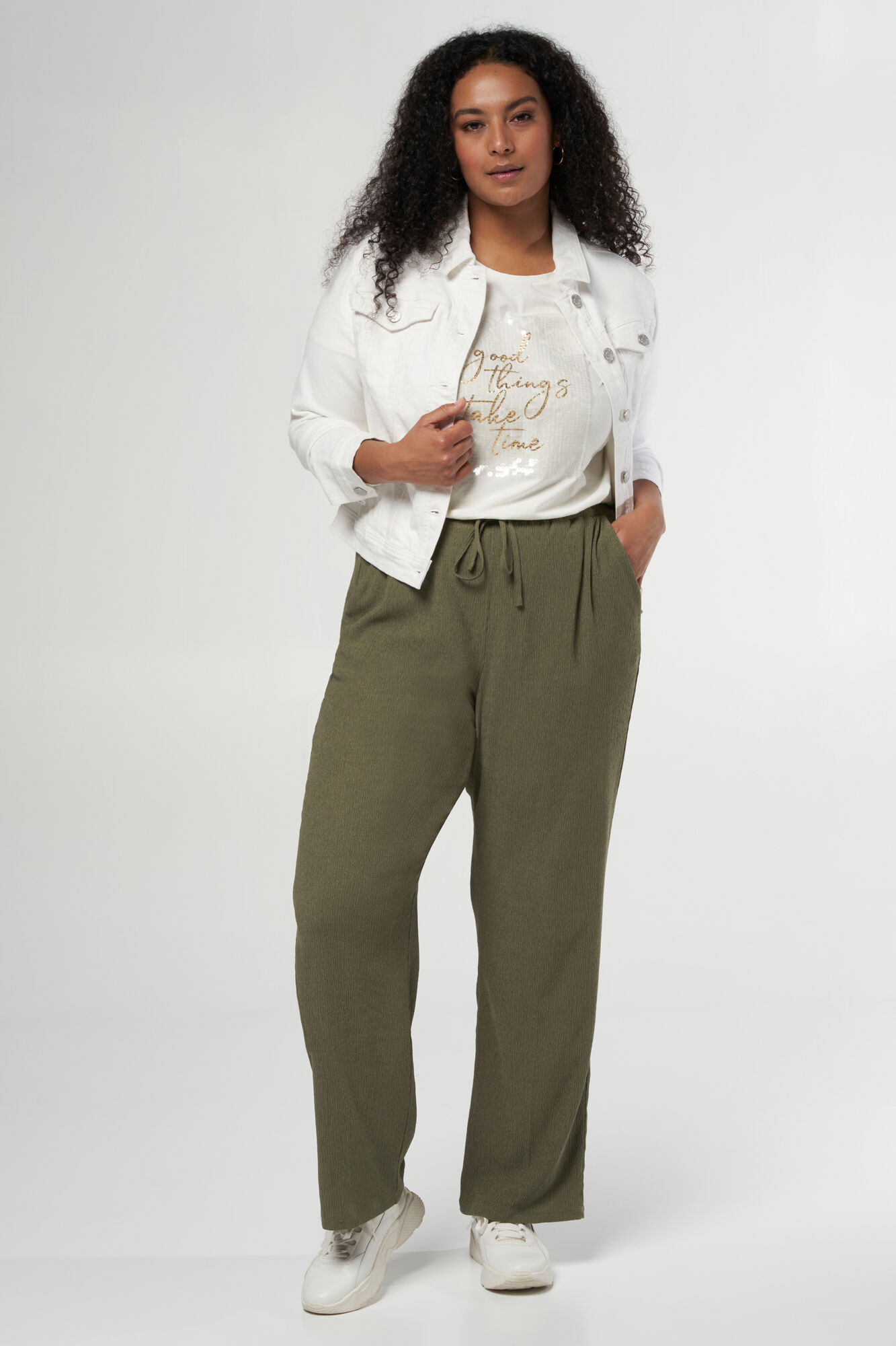 Broek met strikkoord image number 6