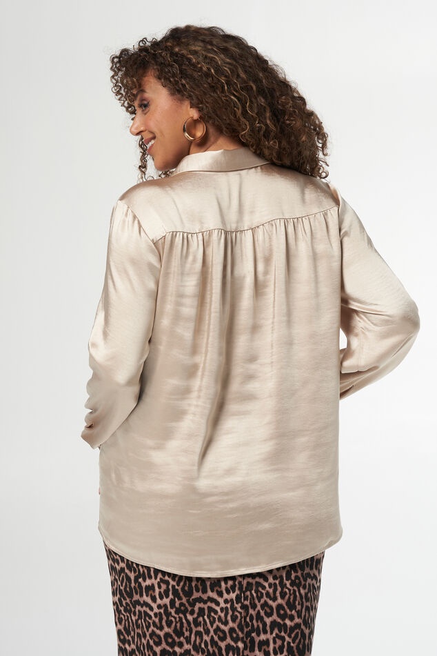 Blouse met satijnlook image number 3