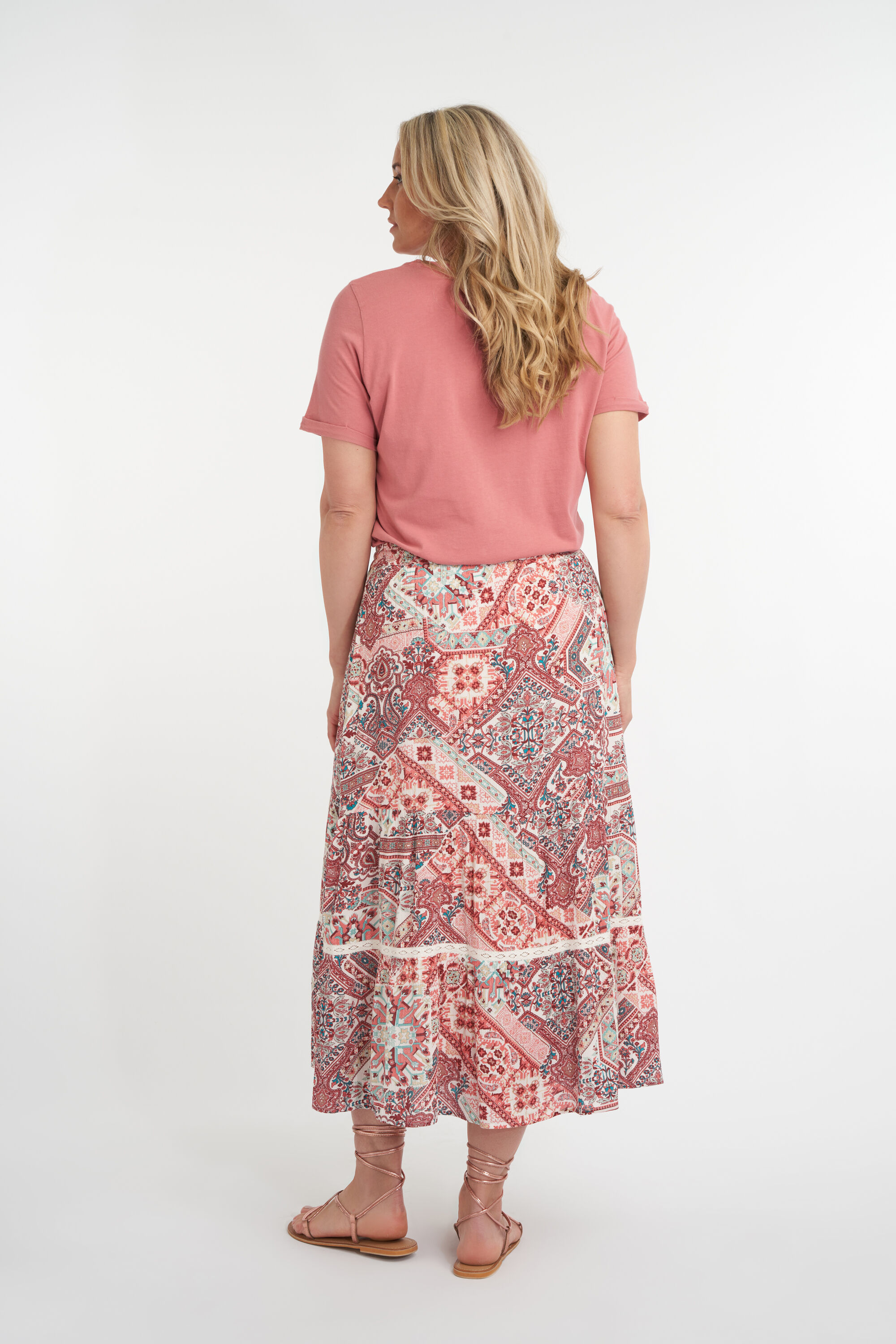 Lange rok met print image number 4