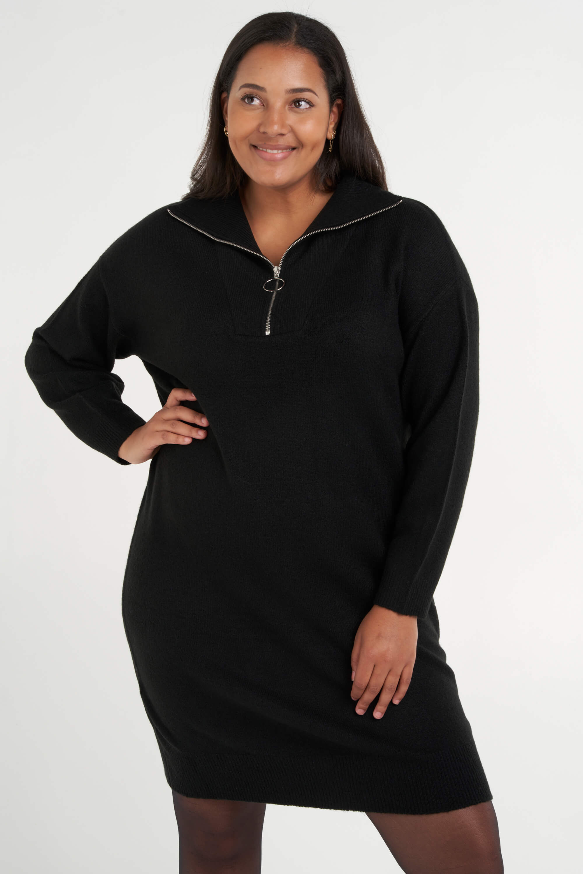 Lange trui met rits  image number 5