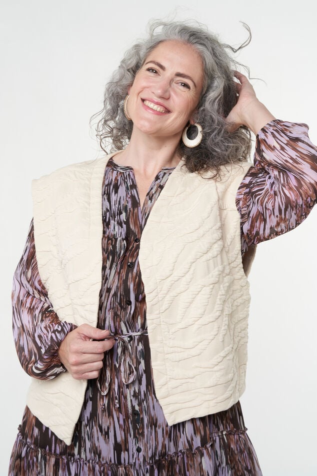 Jacquard gilet  image number 0