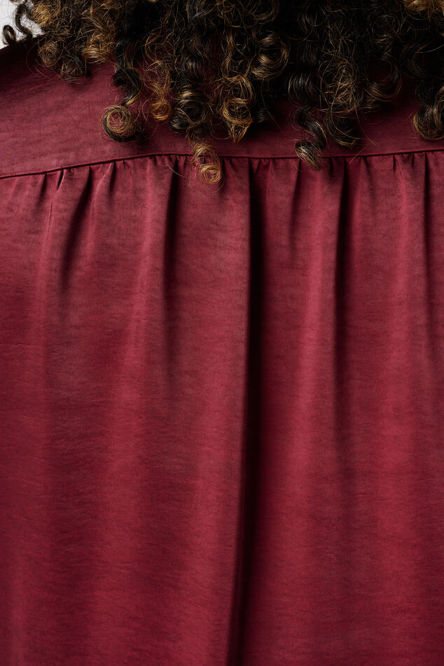 Blouse in satijnen look image number 6