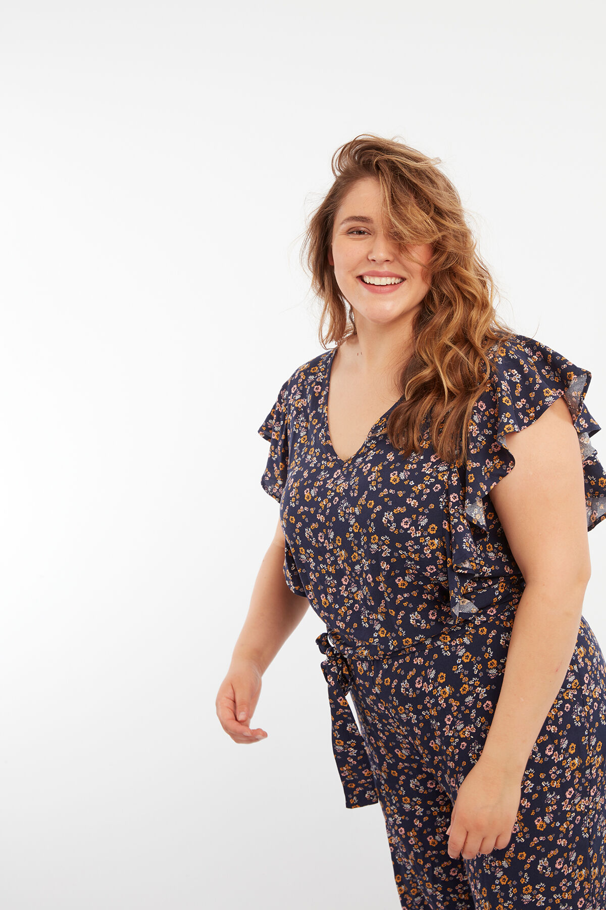 Jumpsuit met bloemenprint image number 5