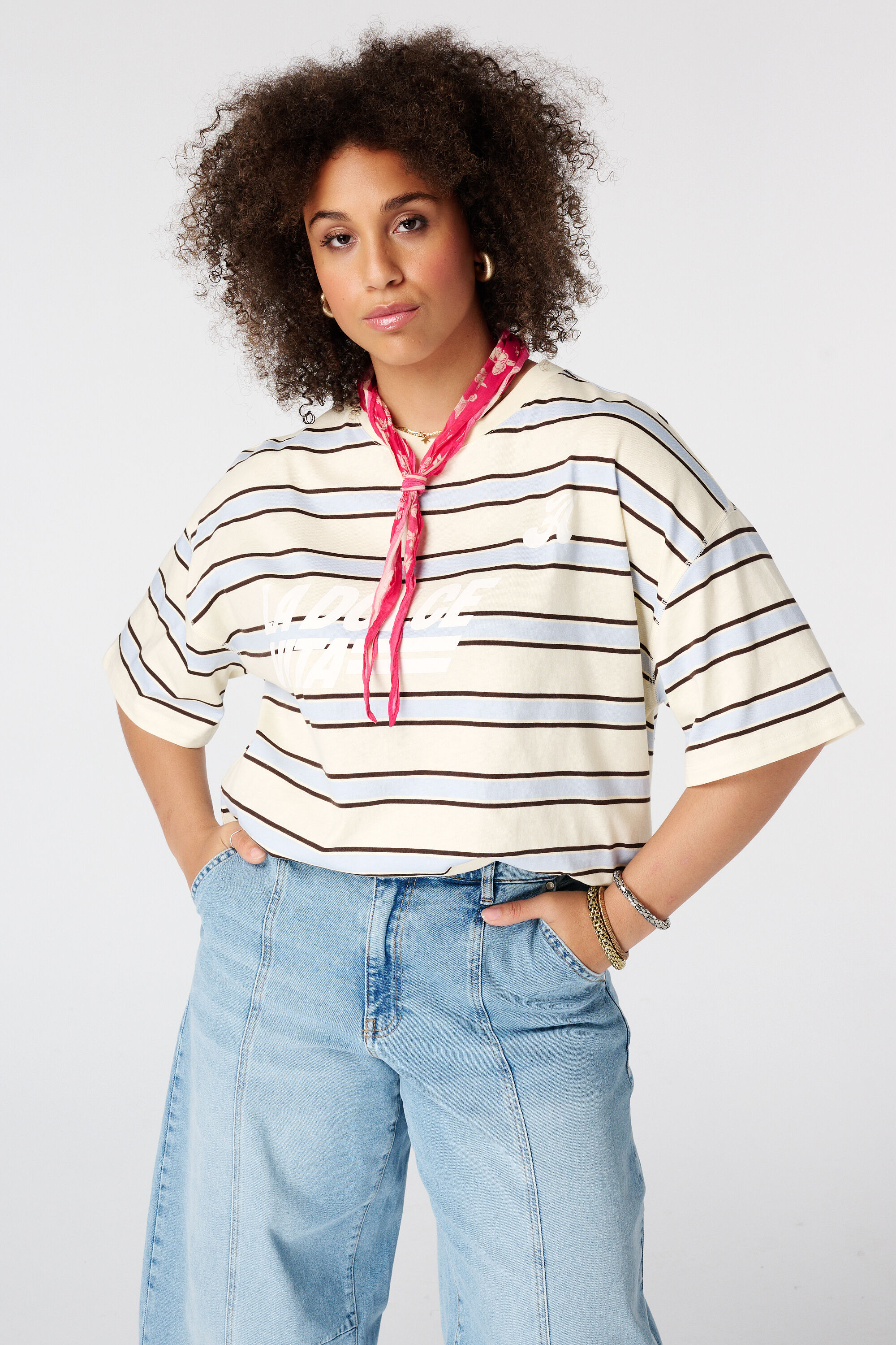 Oversized t-shirt met artwork