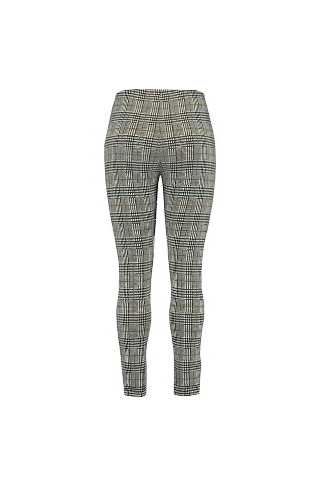 Geruite legging image number 2