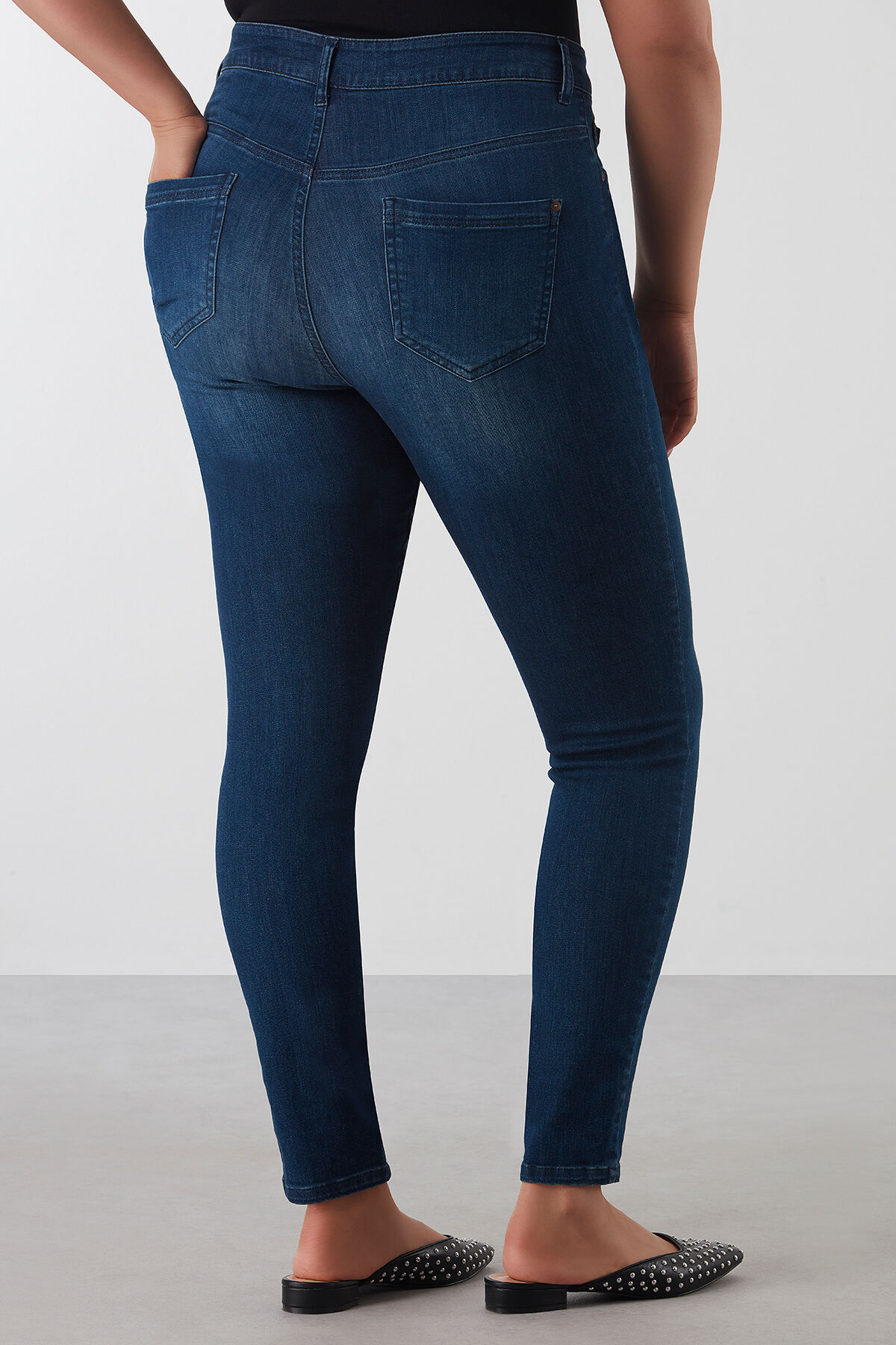 HIGH WAIST JEANS super skinny image number 3
