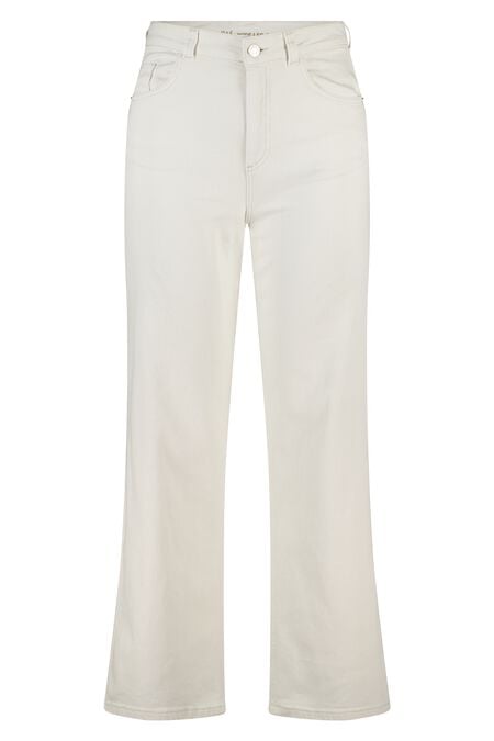 Wide leg jeans met hoge taille