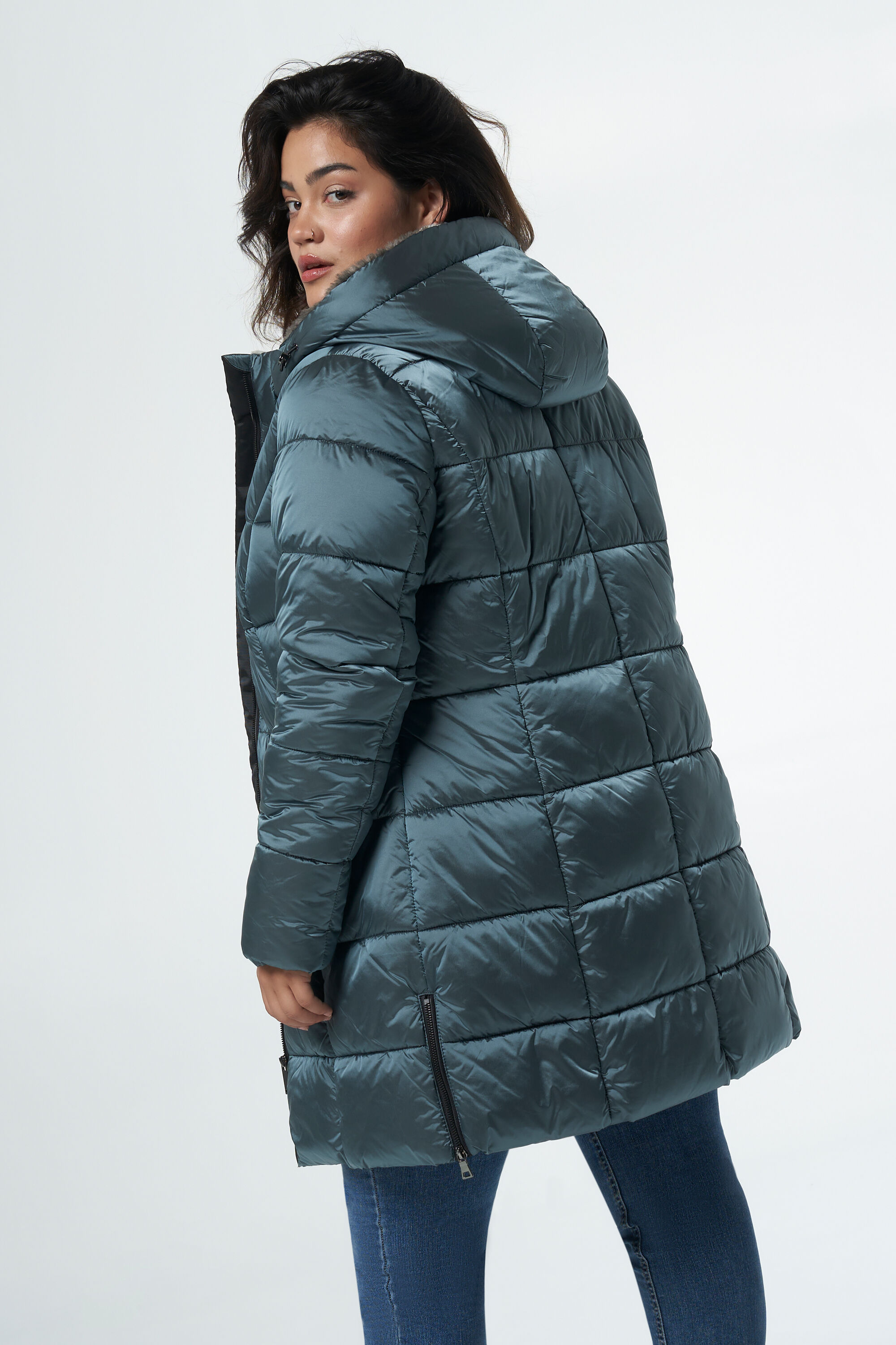 Licht gewatteerde jas image number 3