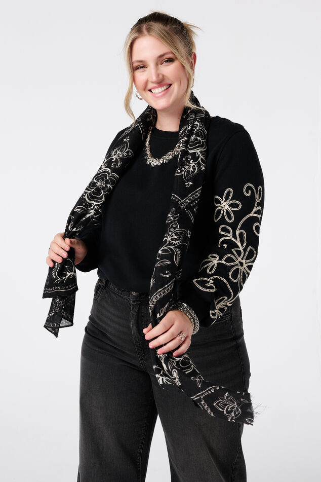 Sjaal met print image number 0