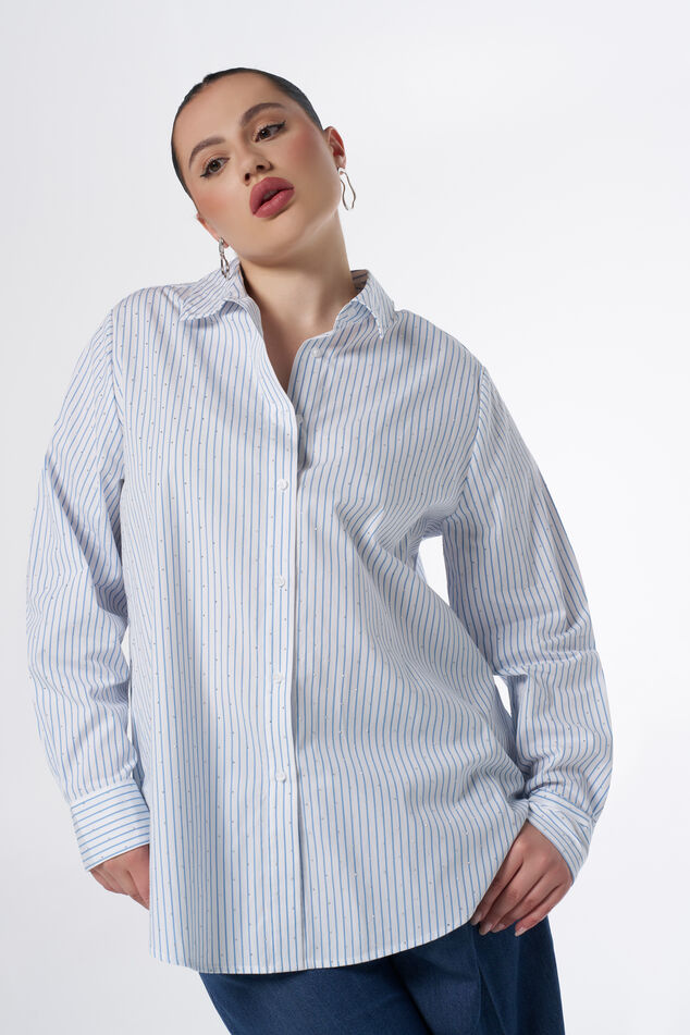 Overhemd met strass image number 0