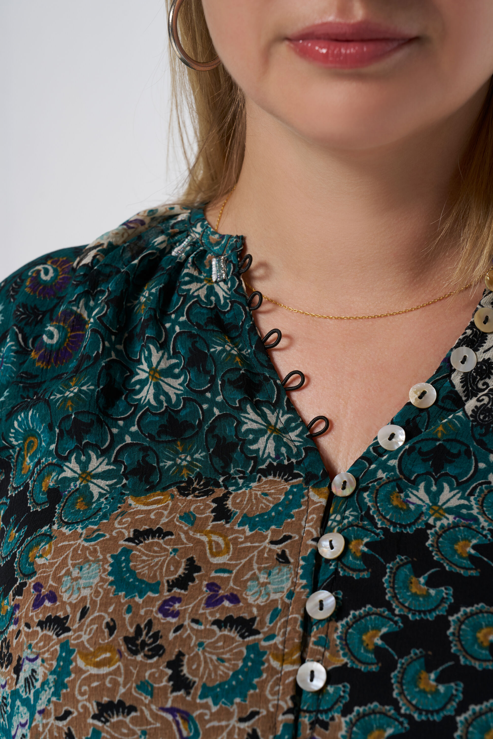 Blouse met print image number 4