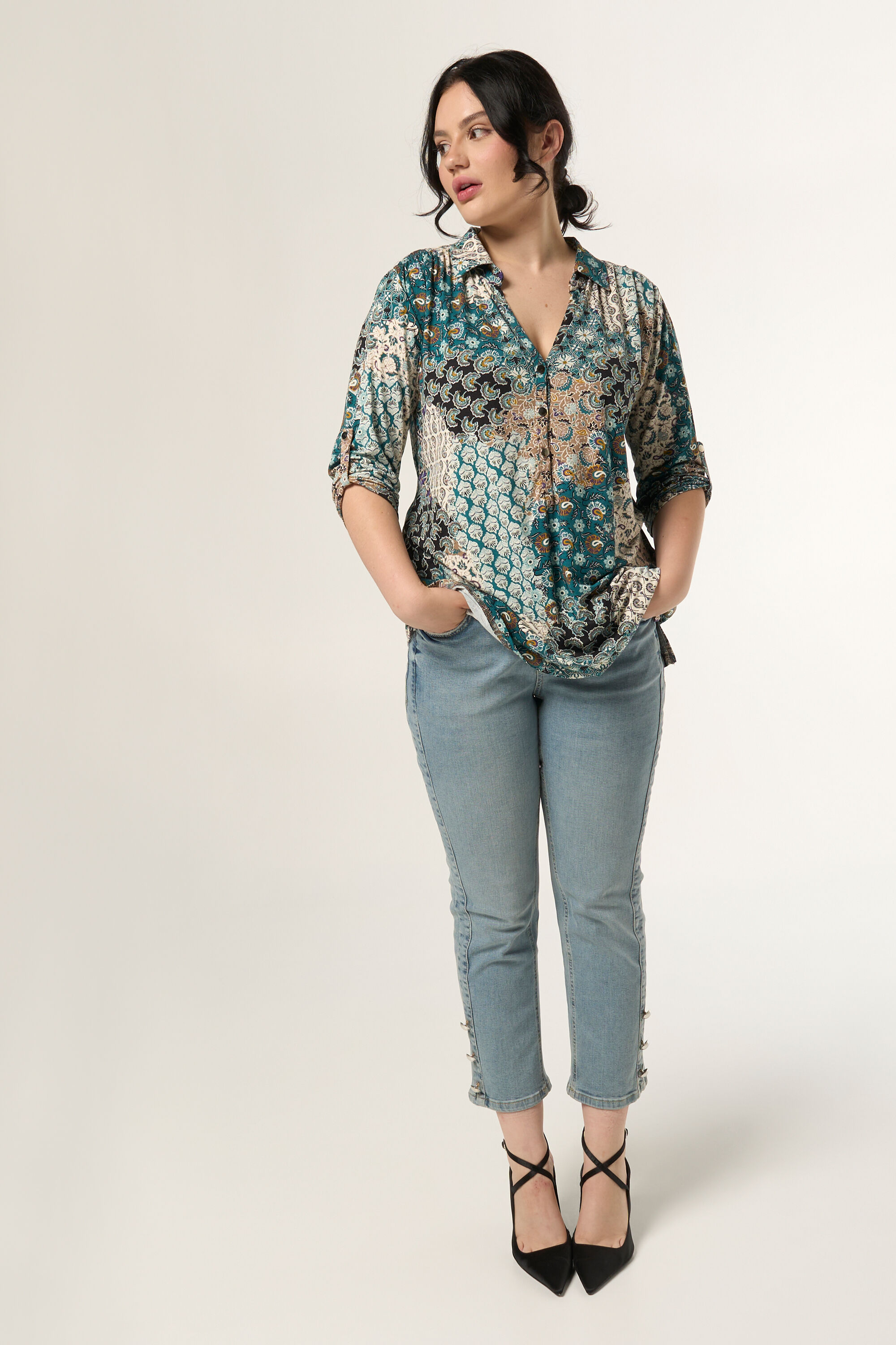 Top met print image number 5