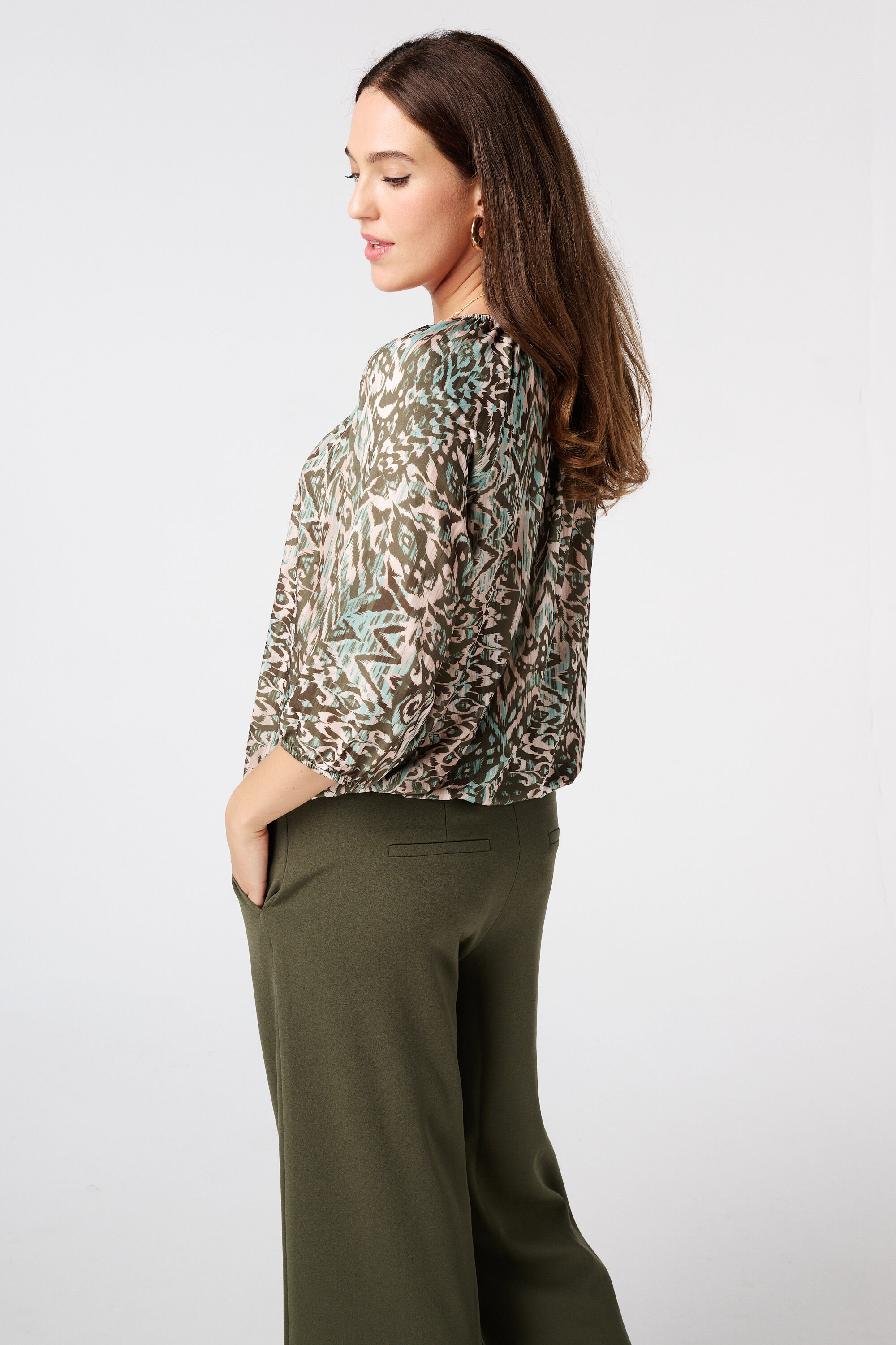 Blouse met print image number 3