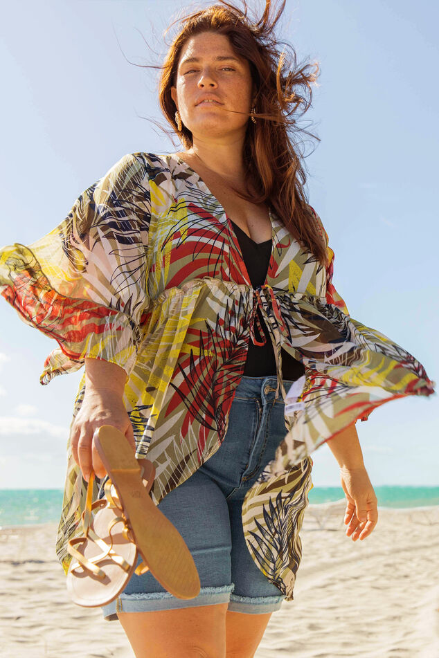 Kimono met print image number 0