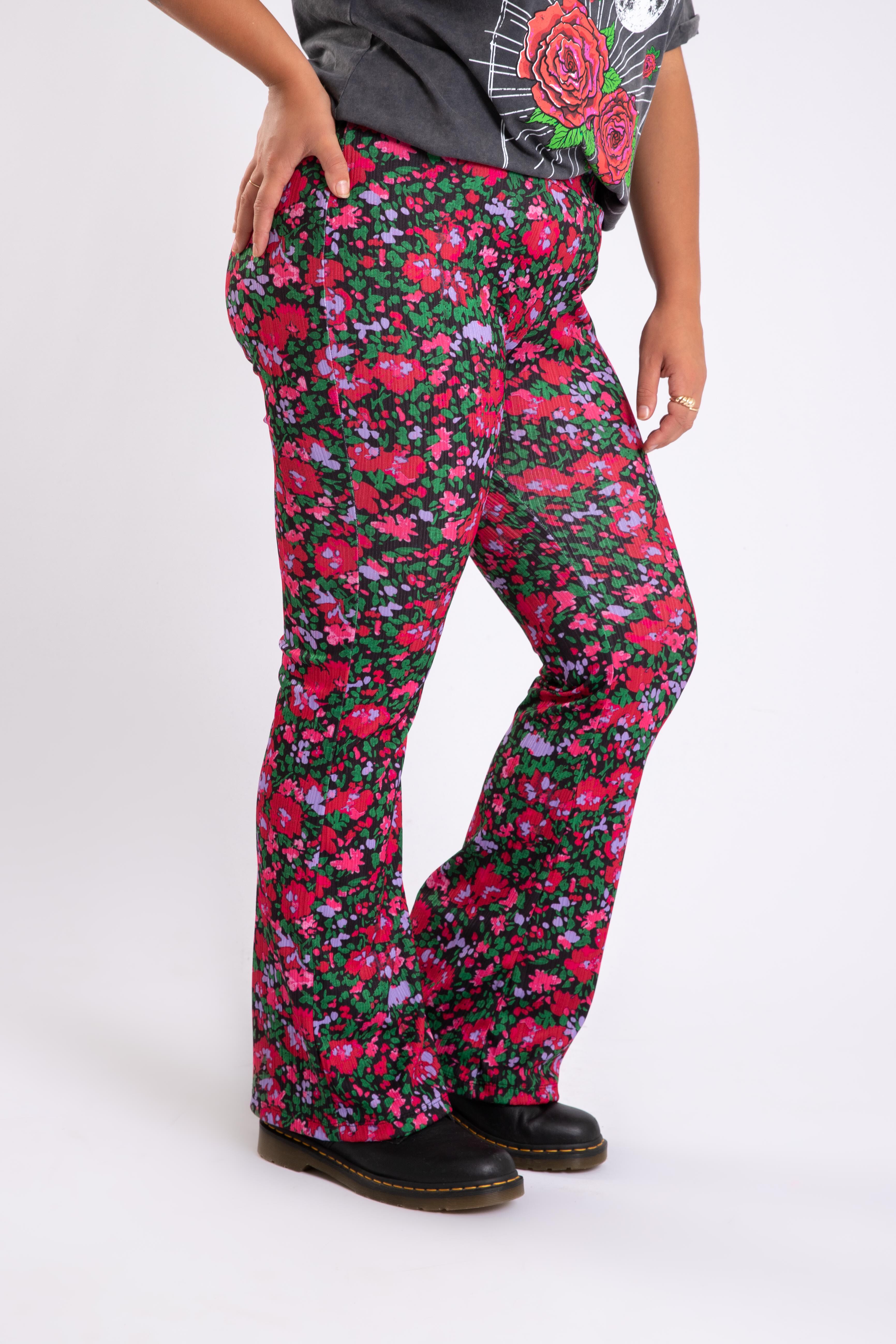 Flared legging met print image number 4