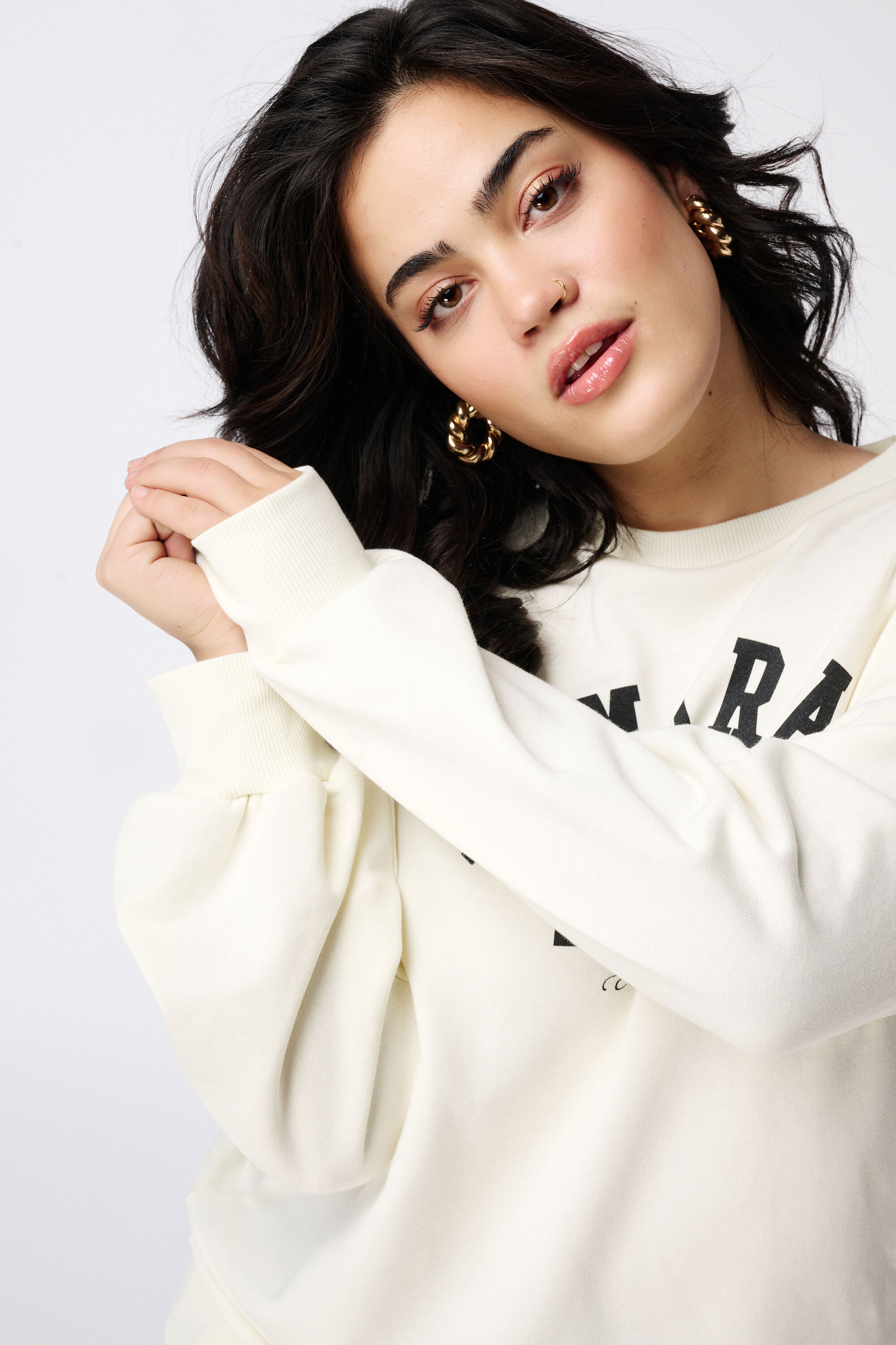 Sweater met tekst image number 4