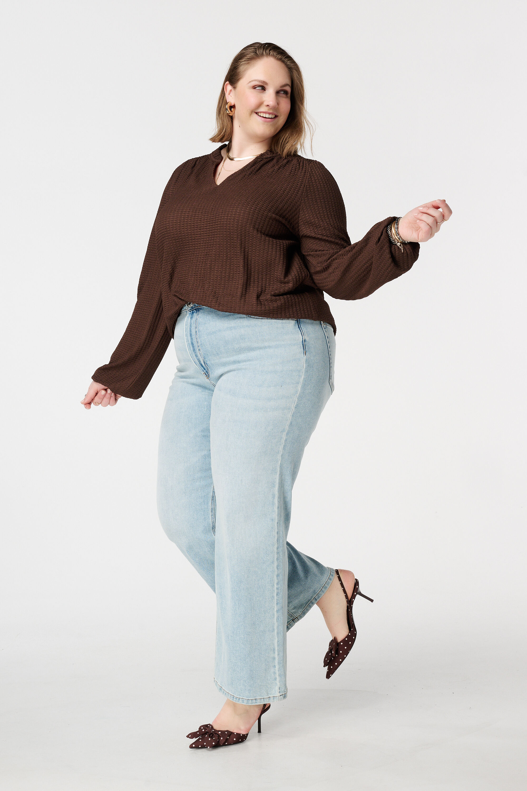 Top met ruffles image number 5