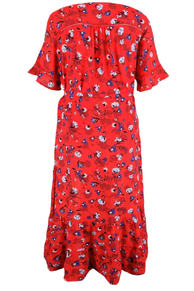 Lange jurk met print image number 2