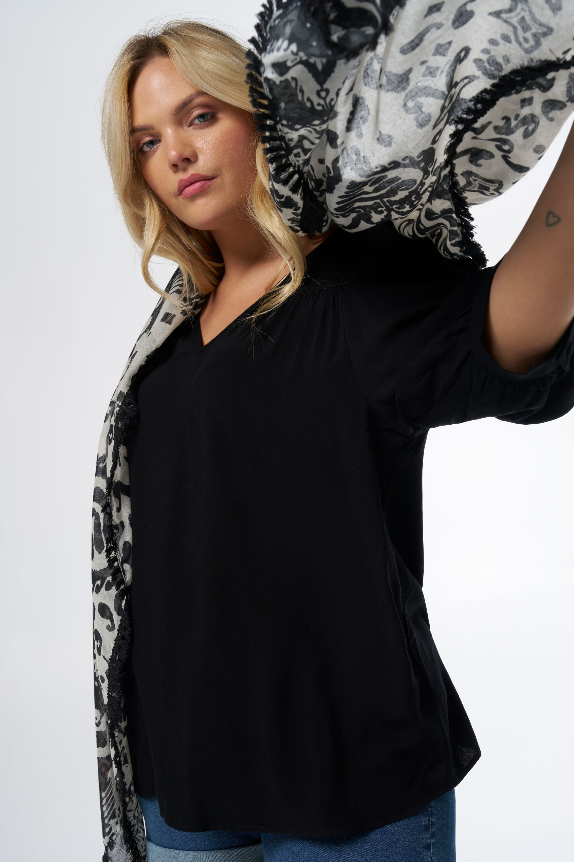 Sjaal met print image number 2