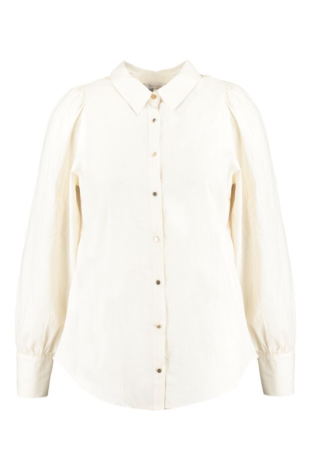 Blouse met pofmouwen image number 2