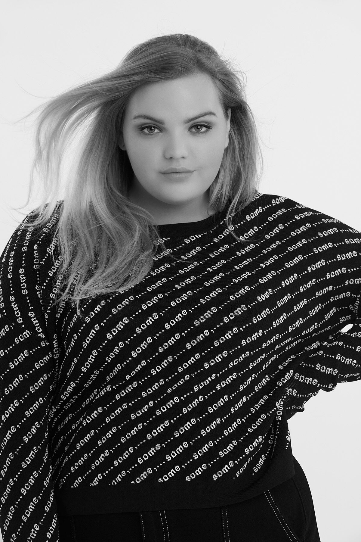 Trui met all-over logo print image number 3