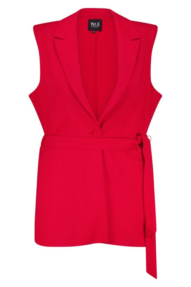 Gilet met ceintuur image number 1