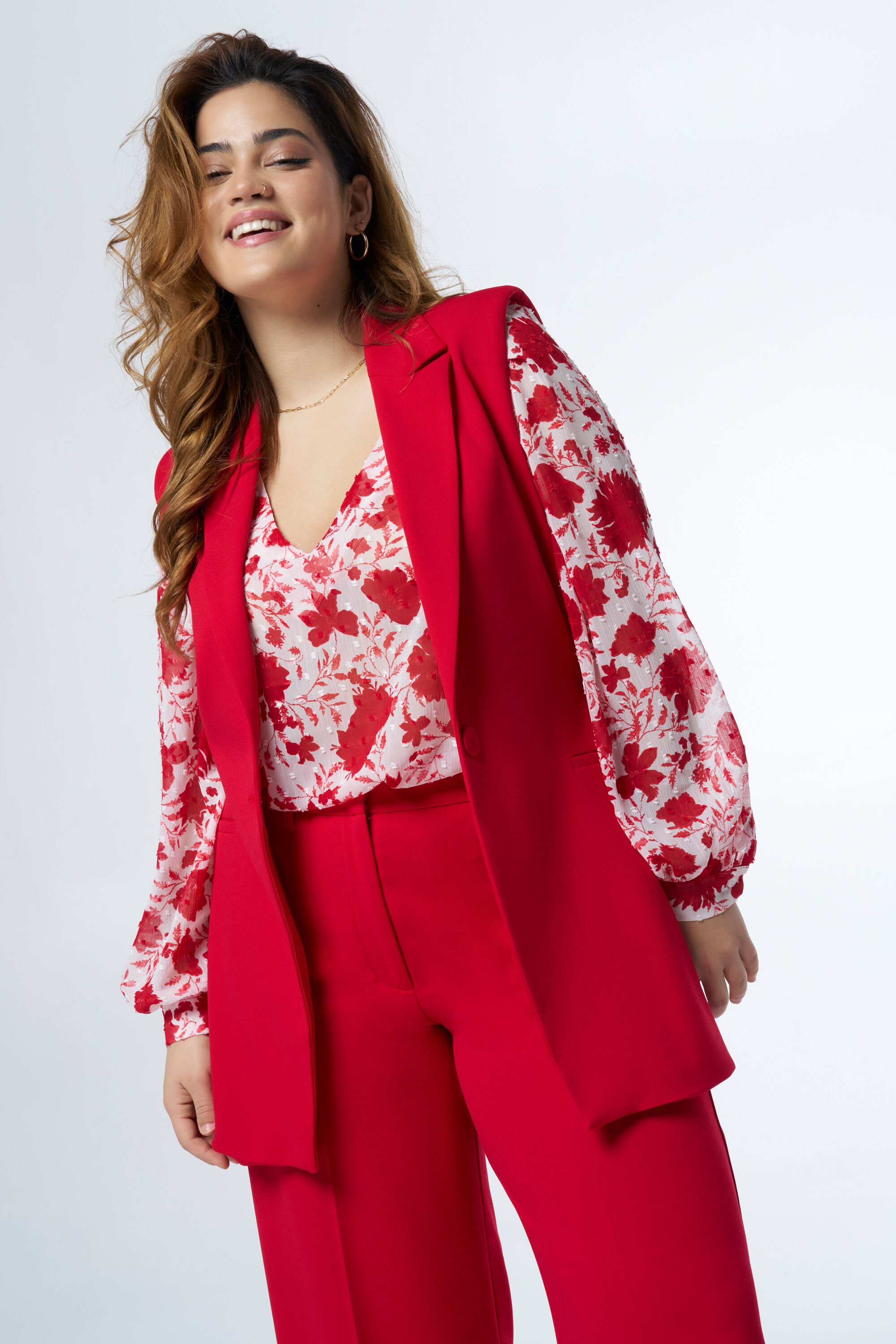 Gilet met bijpassende riem image number 6