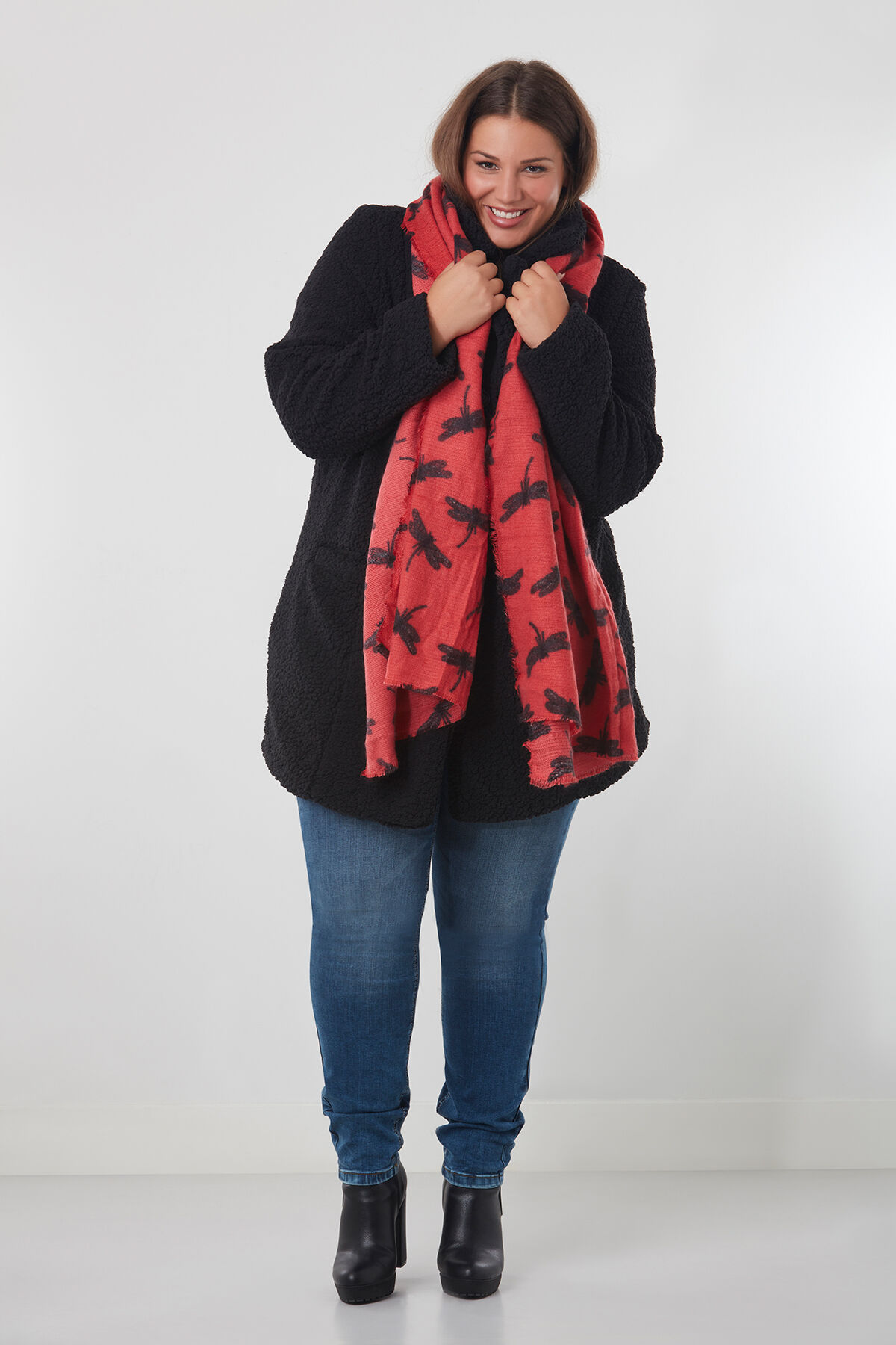 Sjaal met dierenprint image number 3