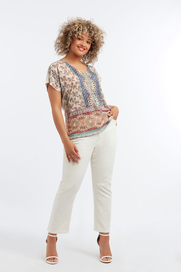 T-shirt met print  image number 0