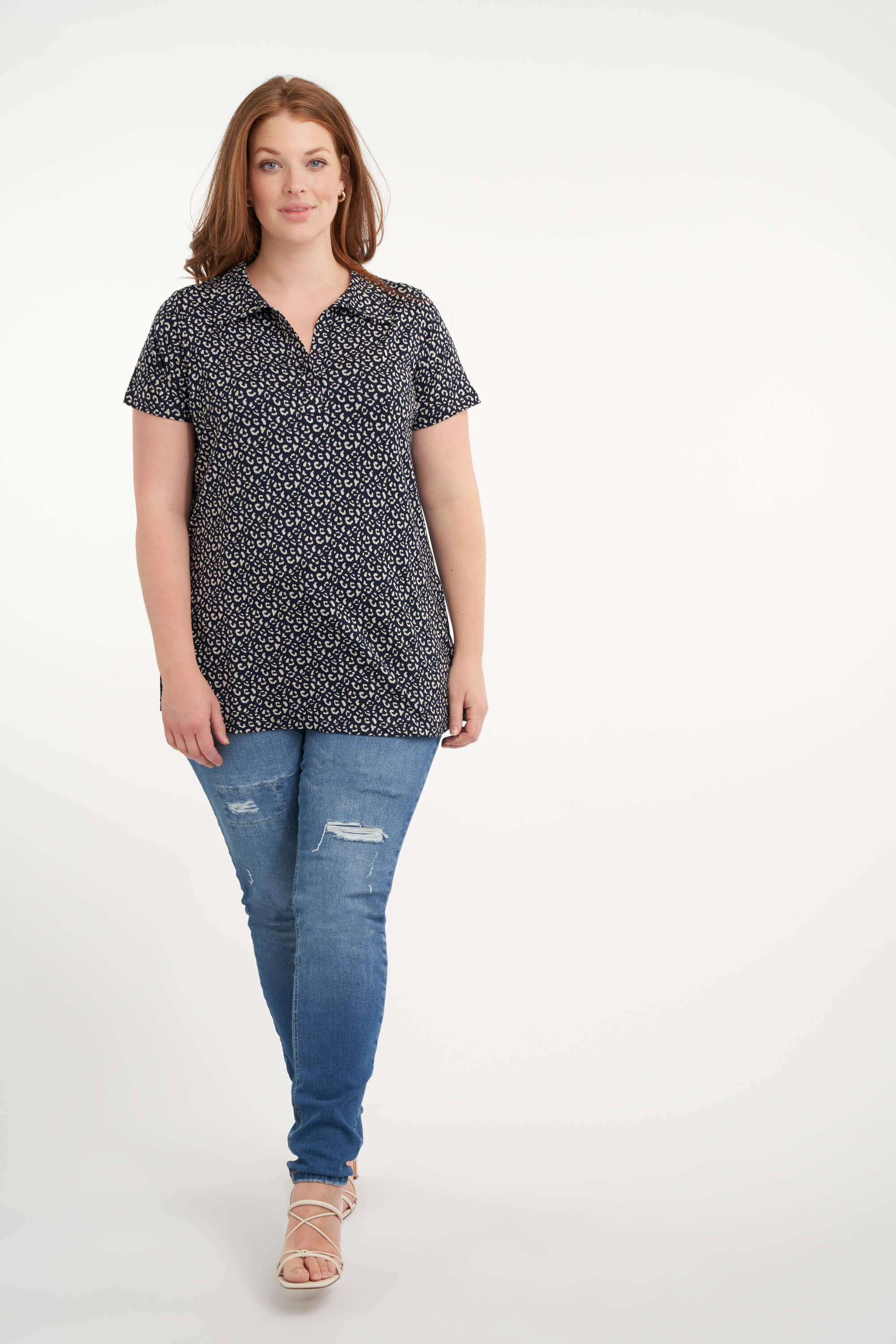 Polo met print image number 5