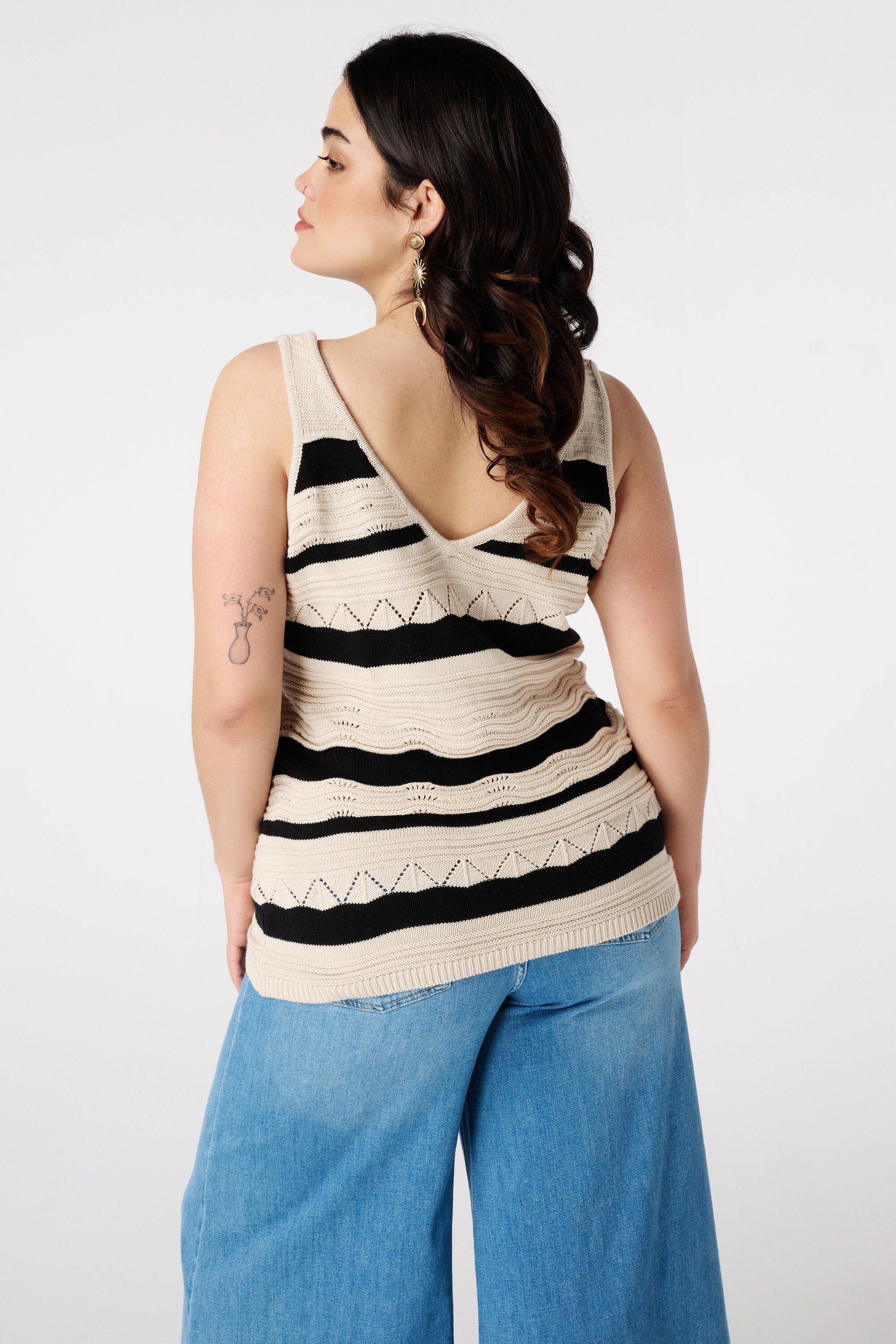 Top met v-hals image number 3