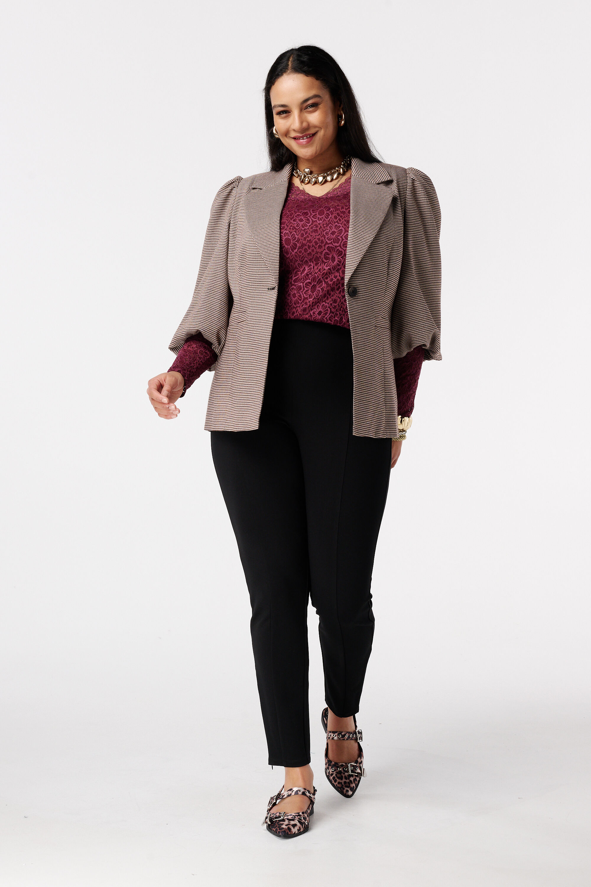 Tregging met ritsdetails image number 0