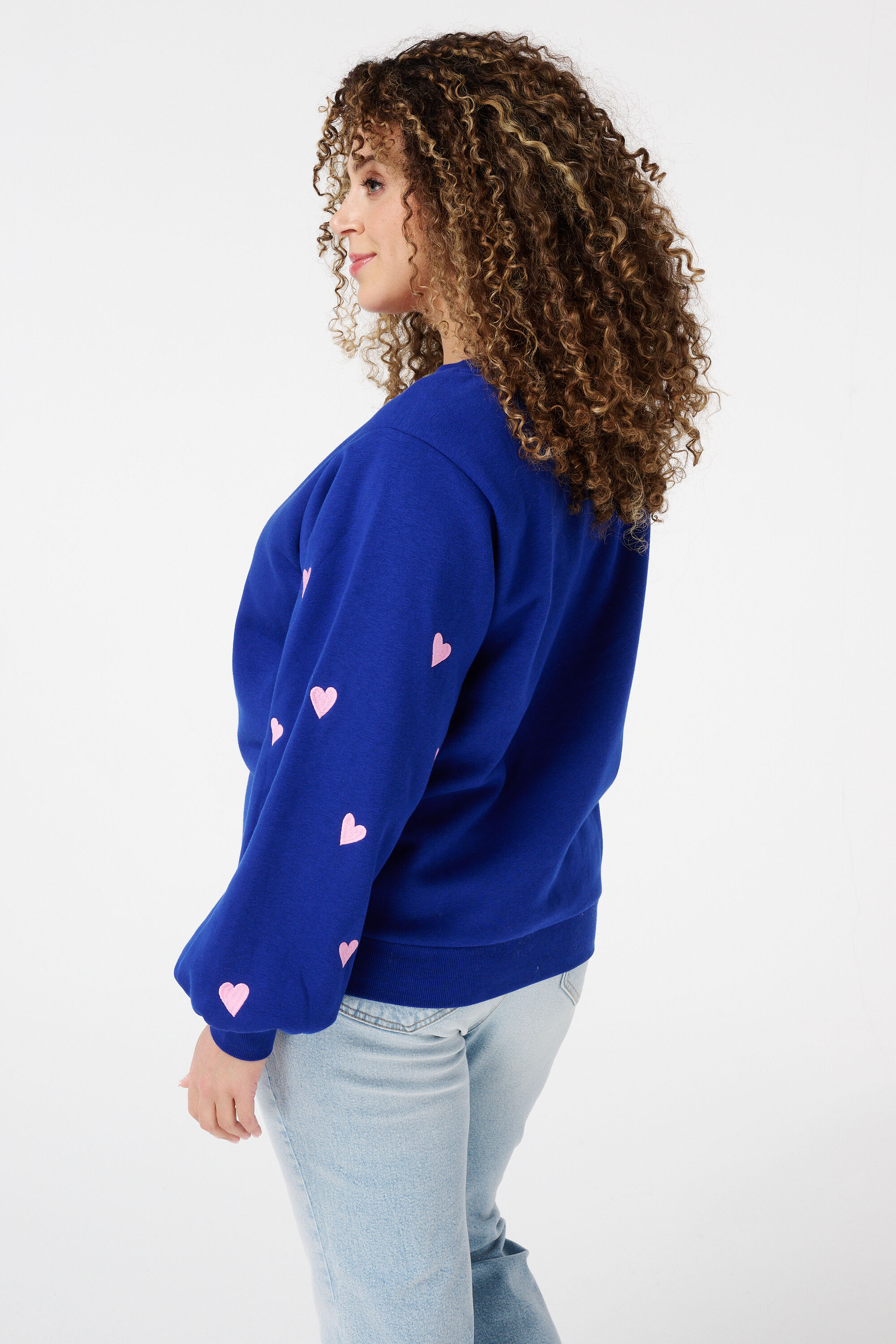 Trui met hartjes mouwen image number 3