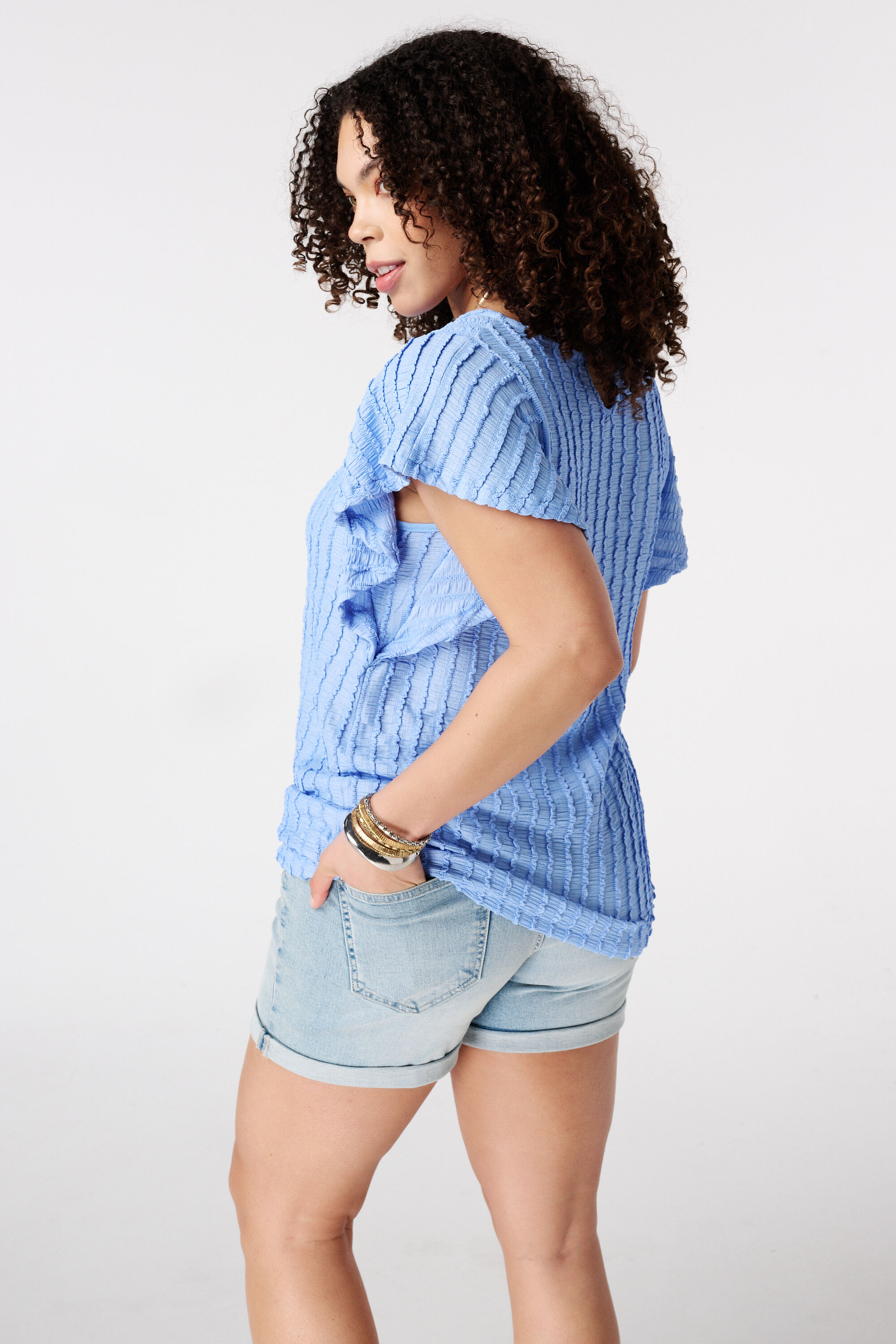 Top met vlindermouwen image number 3