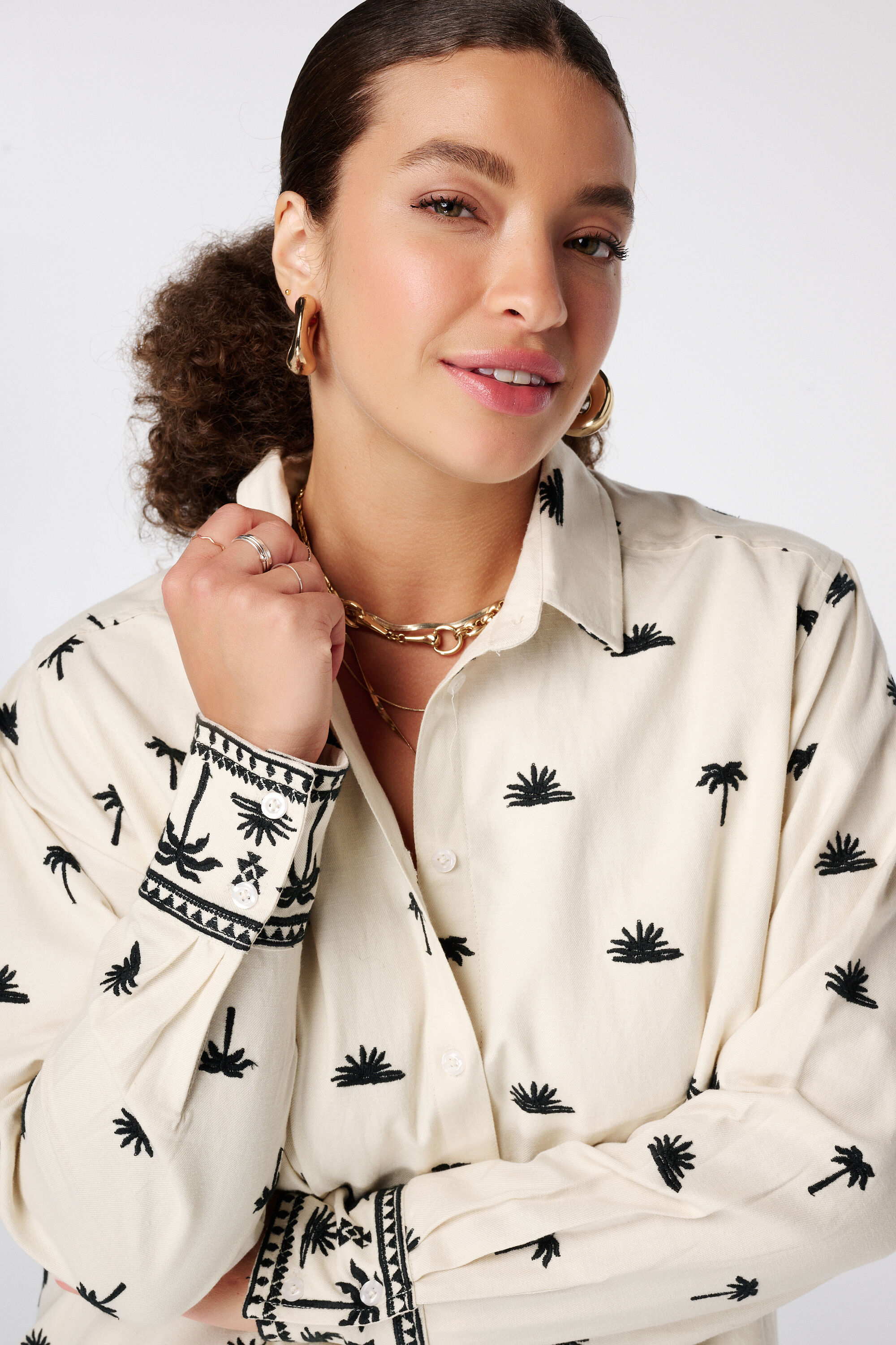 Blouse met print image number 4