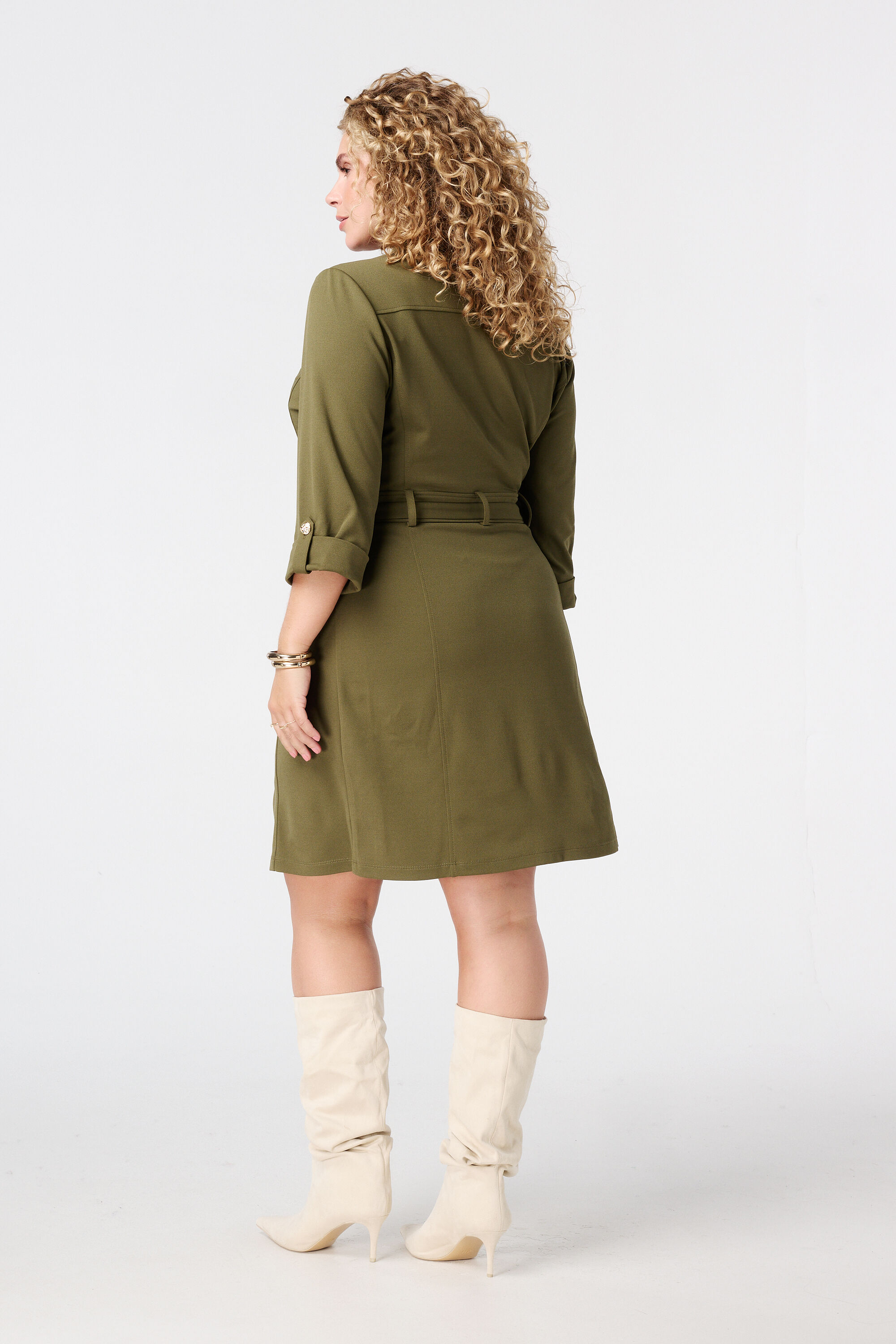 Jurk met sierknopen image number 3