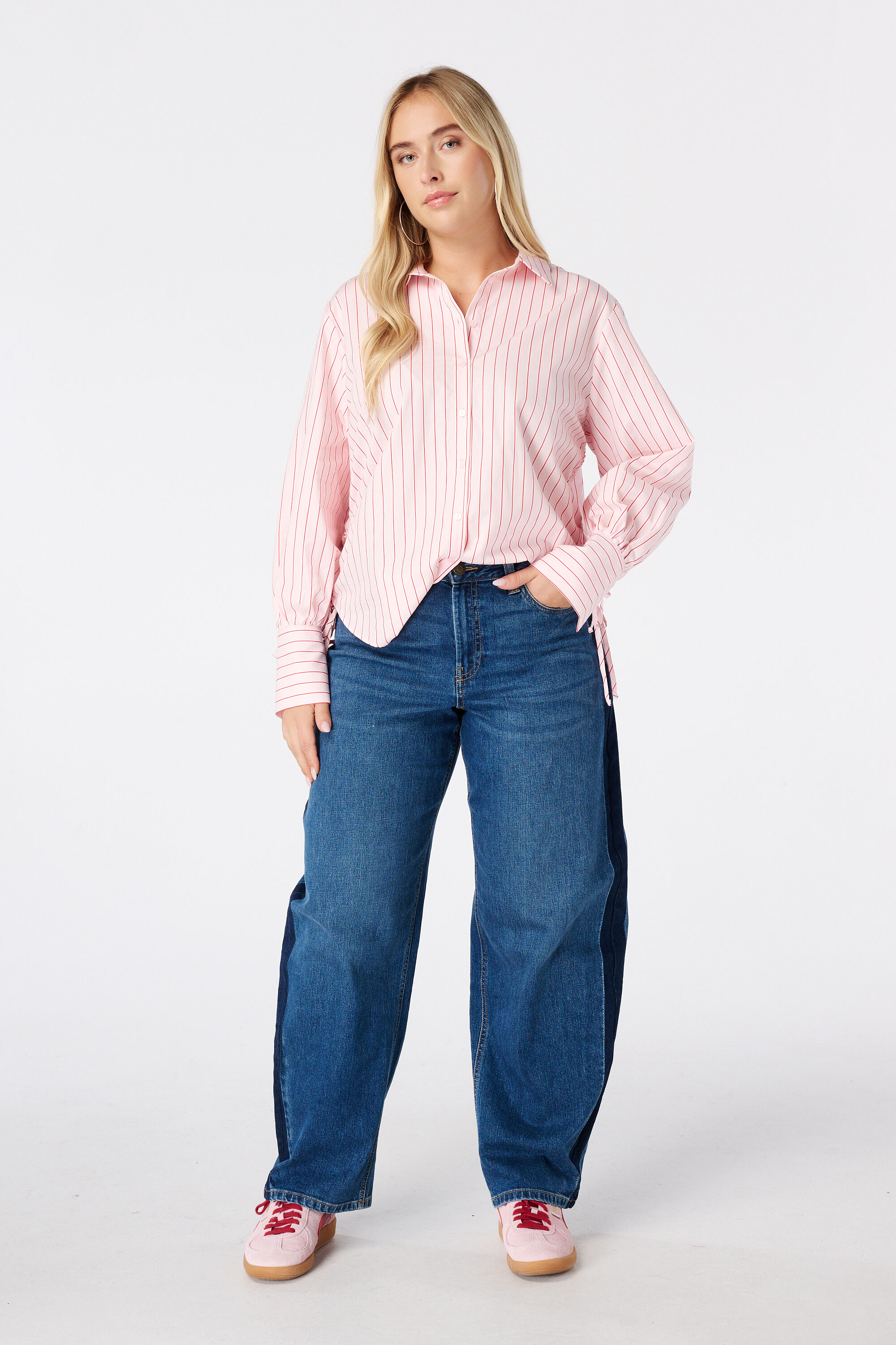 Gestreepte blouse image number 5