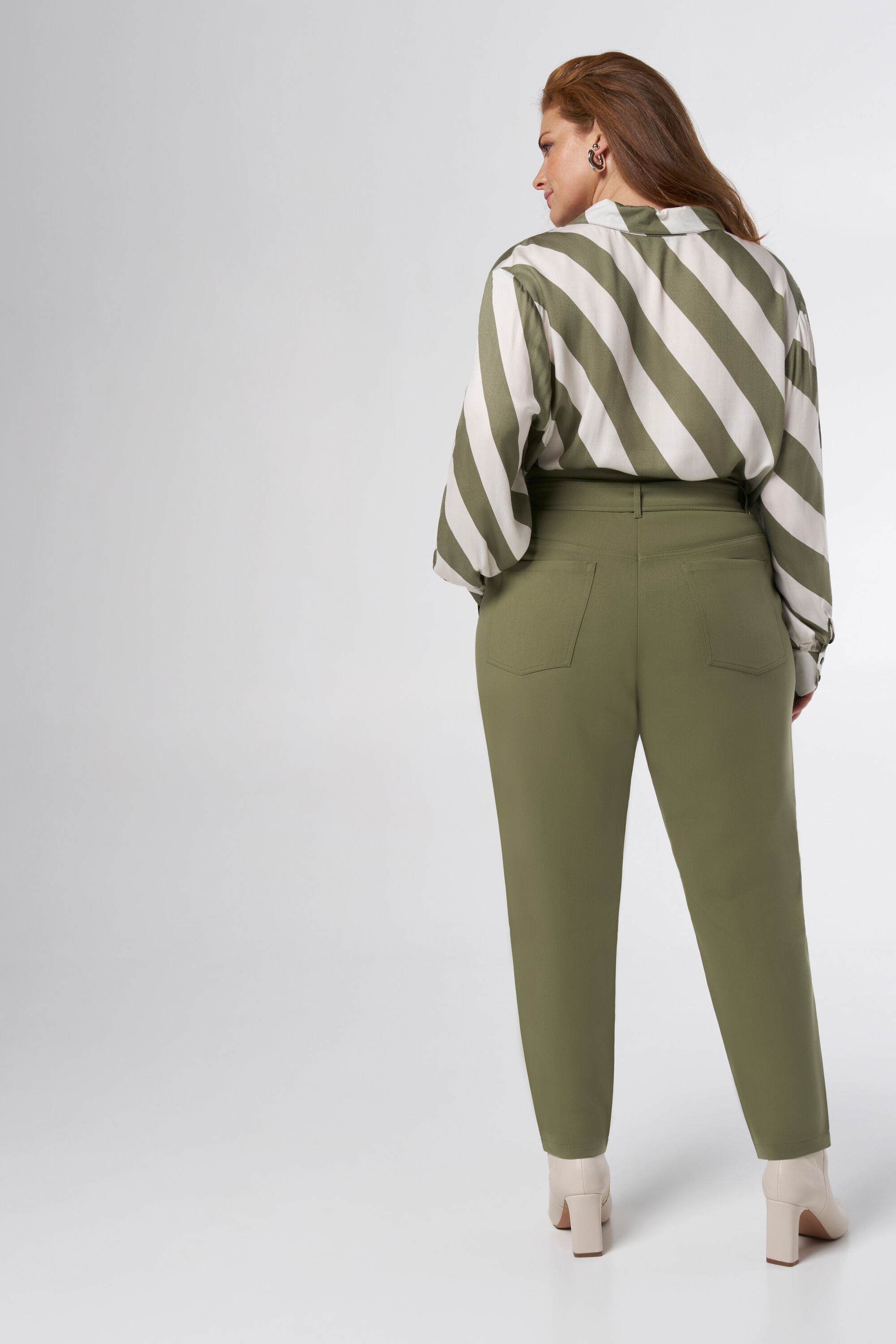 Paperbag broek met ceintuur image number 3